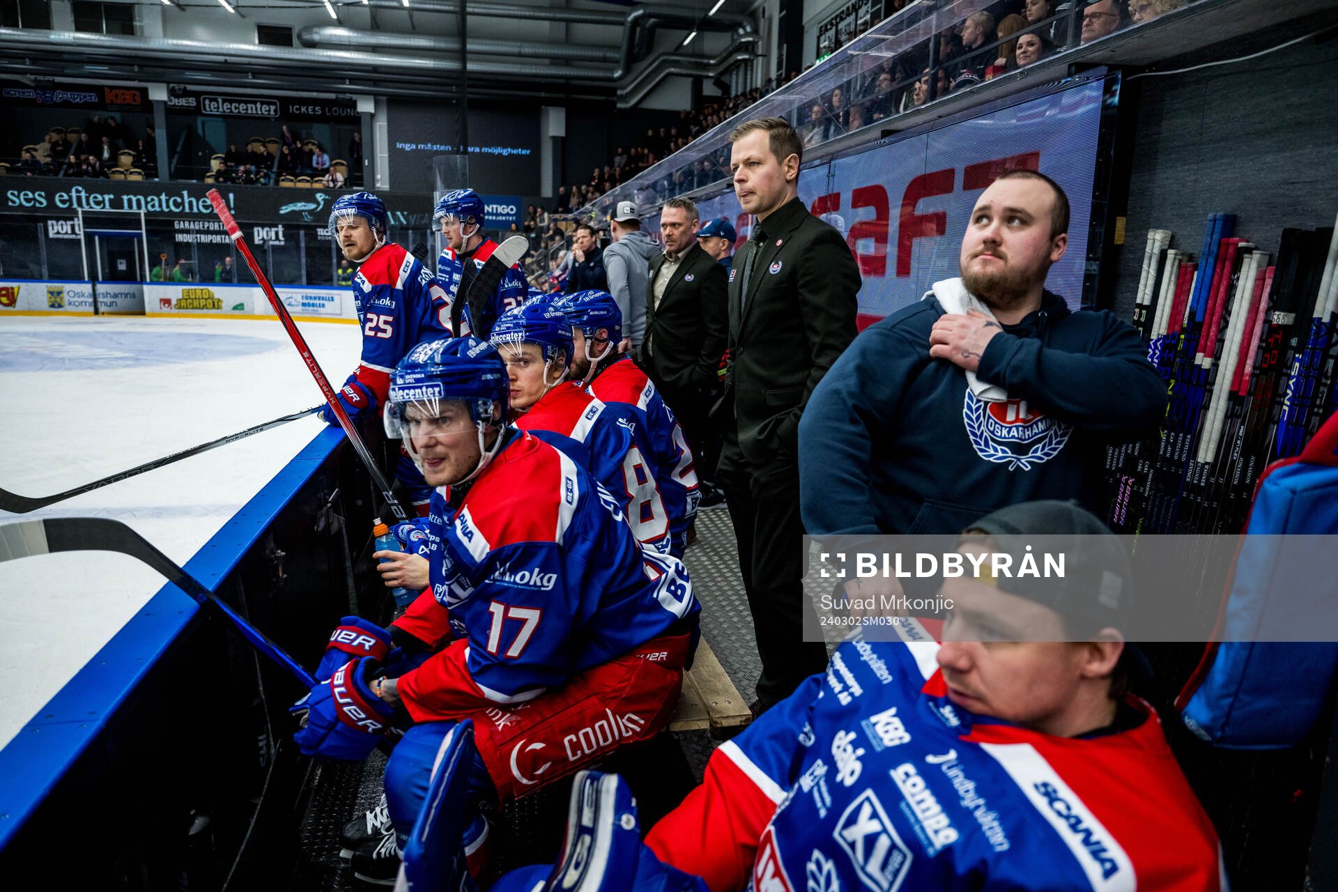 Oskarshamns tränare Martin Filander