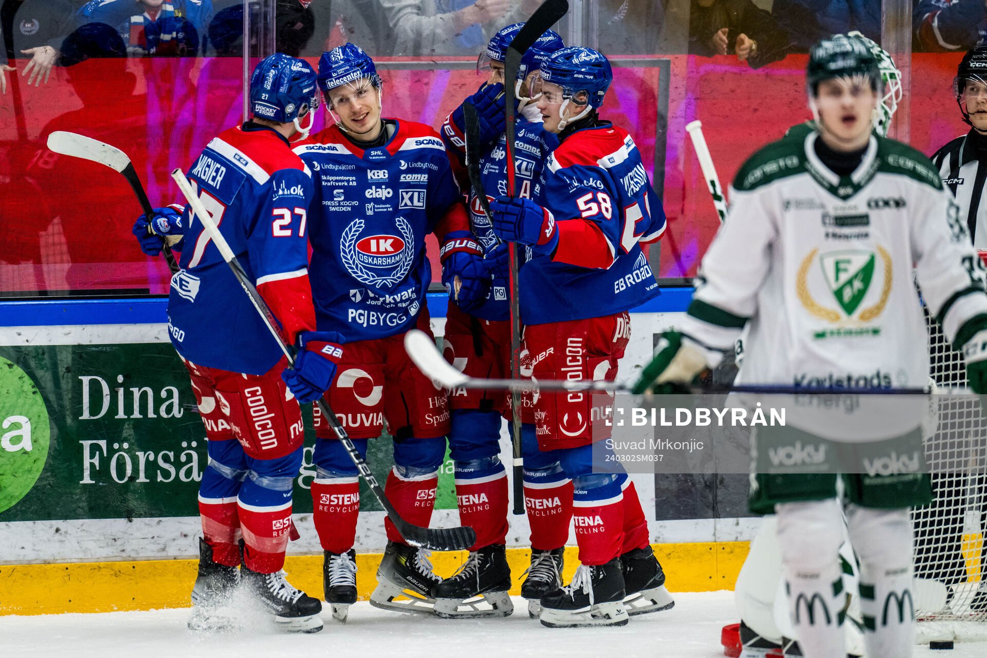 Oskarshamns Lukas Jasek jublar