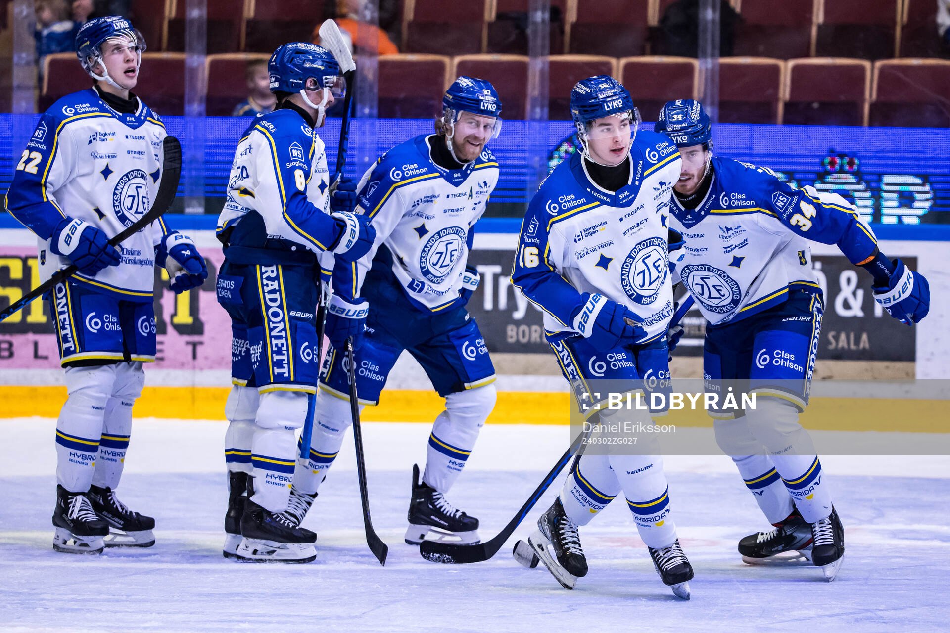 Leksands Felix Unger Sörum jublar