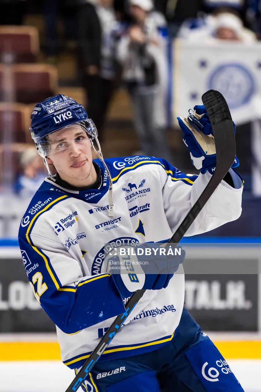 Leksands Lukas Vejdemo utsedd till matchens krigare