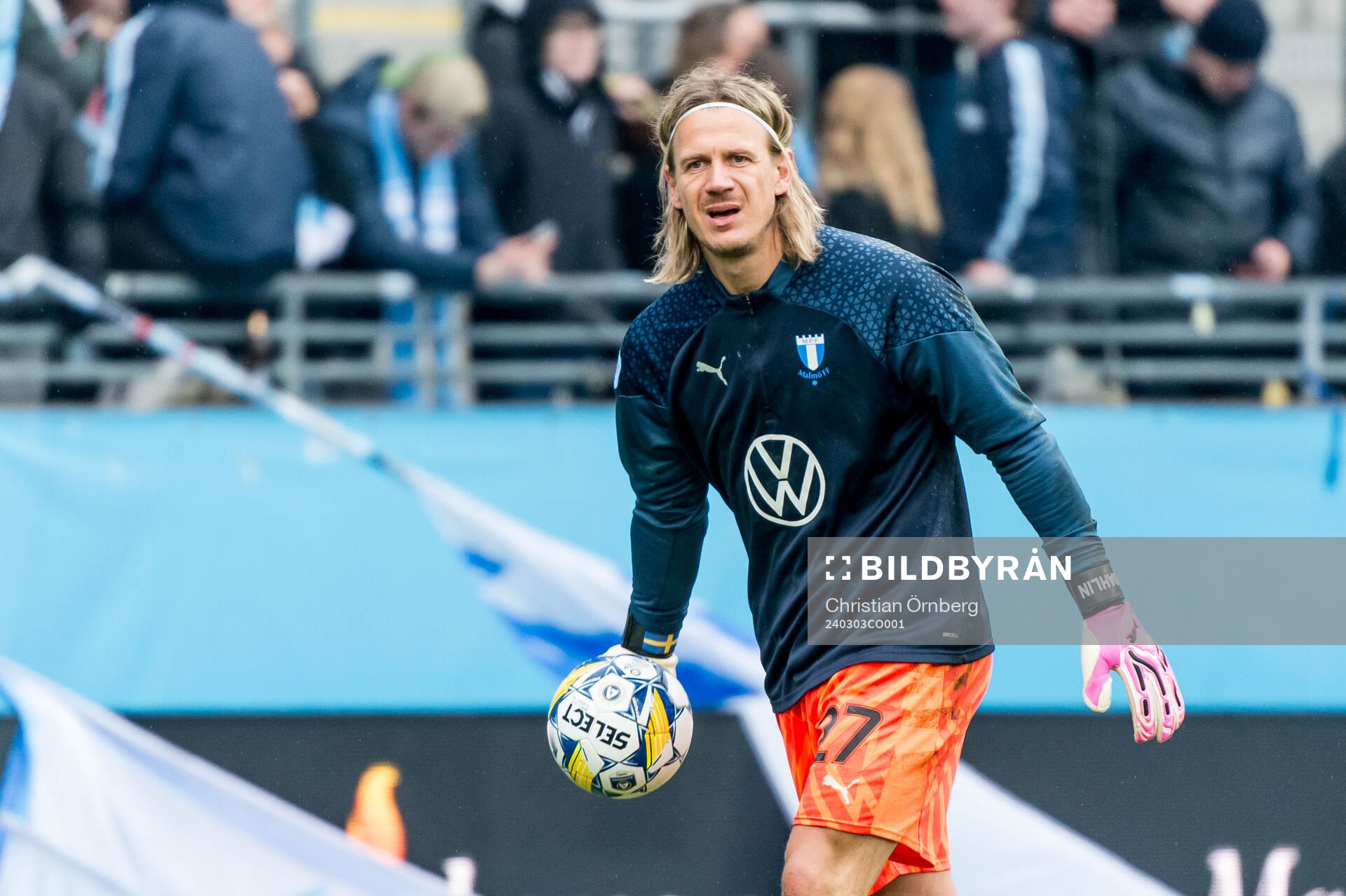 Malmö FFs målvakt Johan Dahlin