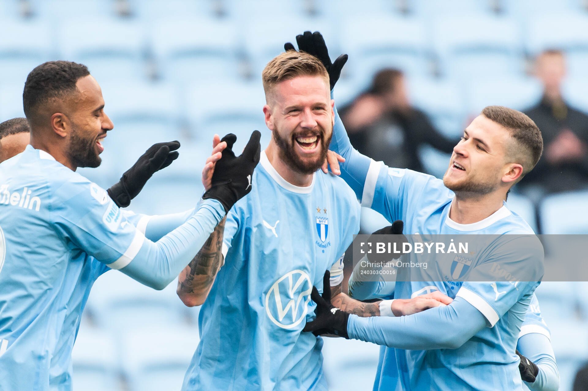 Malmö FFs Pontus Jansson jublar