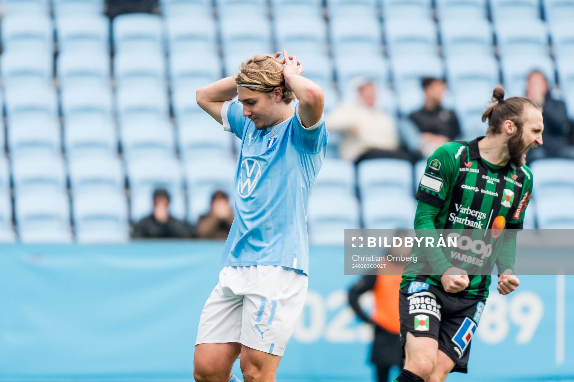 Malmö FFs Sebastian Nanasi deppar