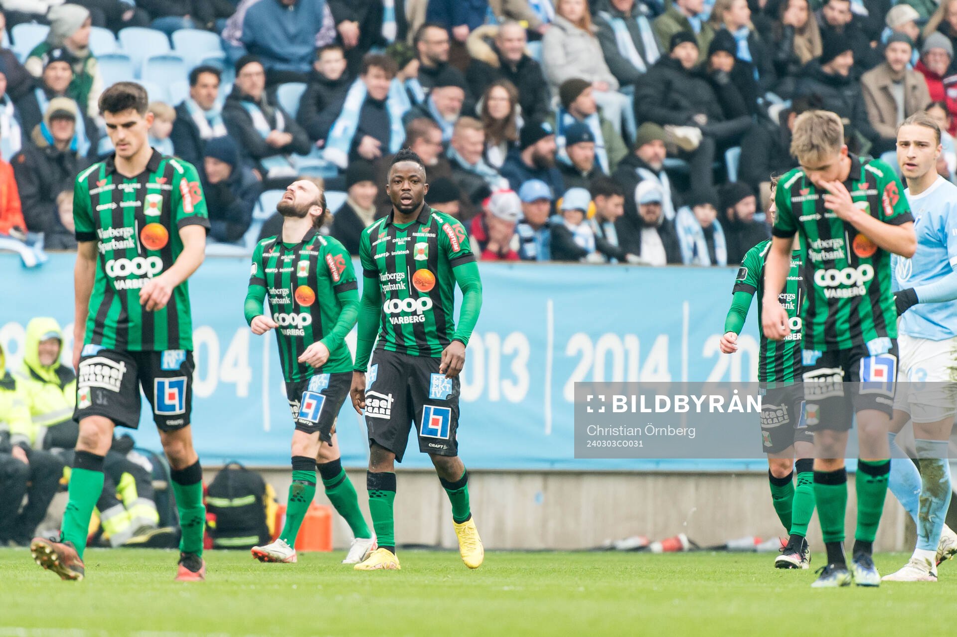 Varbergs Azeez Temitope Yusuf jublar