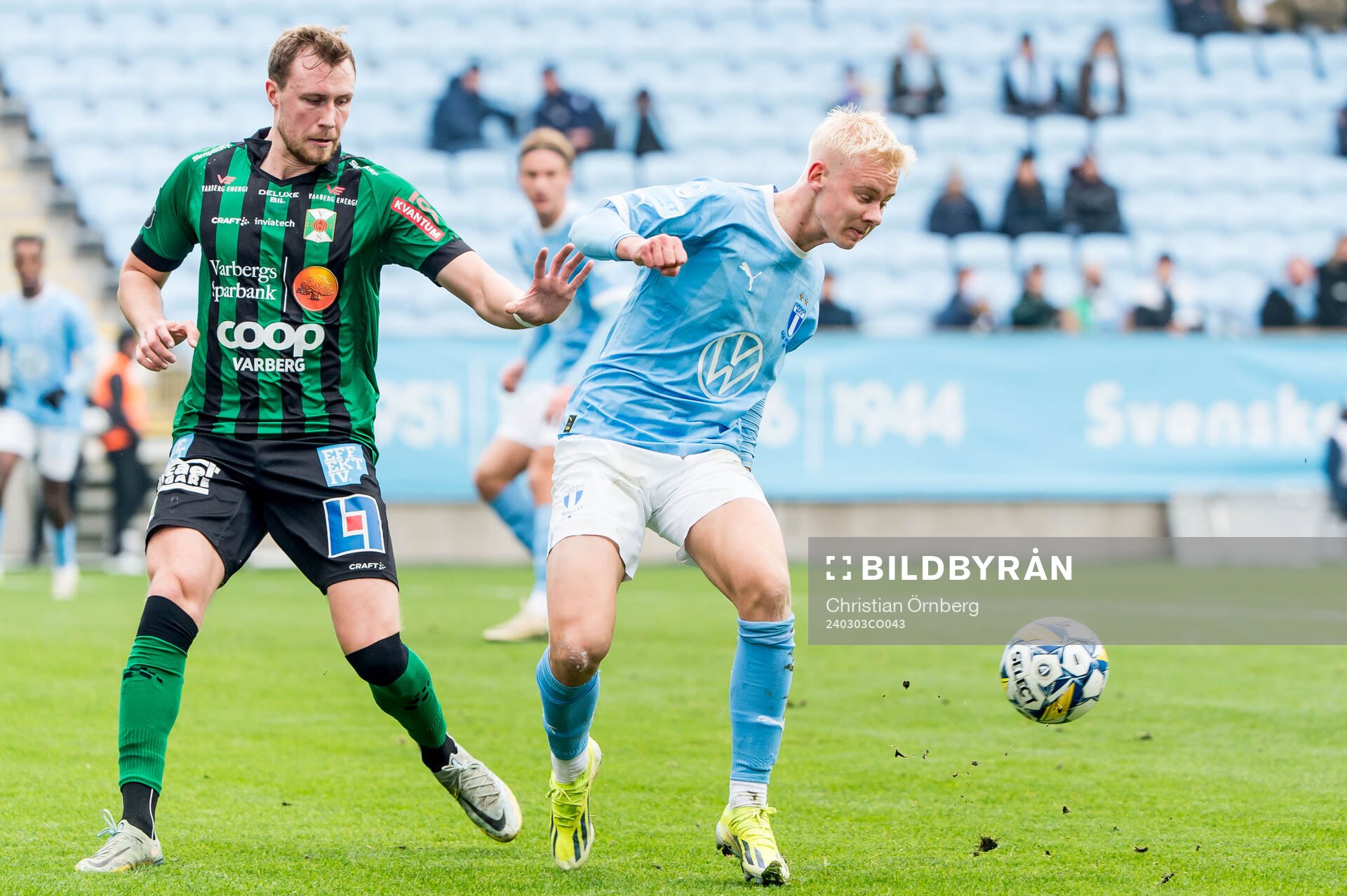 Varbergs Niklas Dahlström och Malmö FFs Otto Rosengren