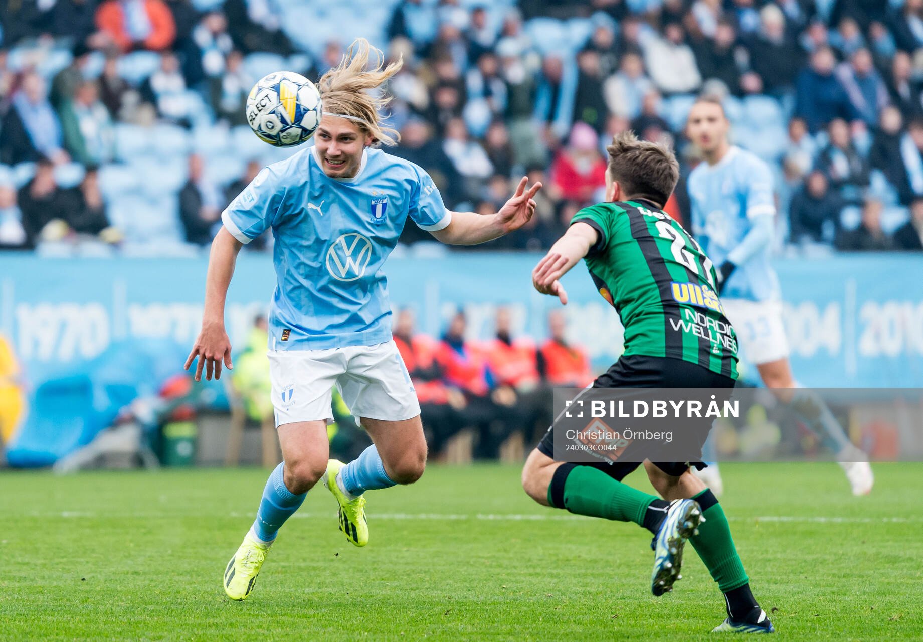 Malmö FFs Sebastian Nanasi och Varbergs Isak Vidjeskog