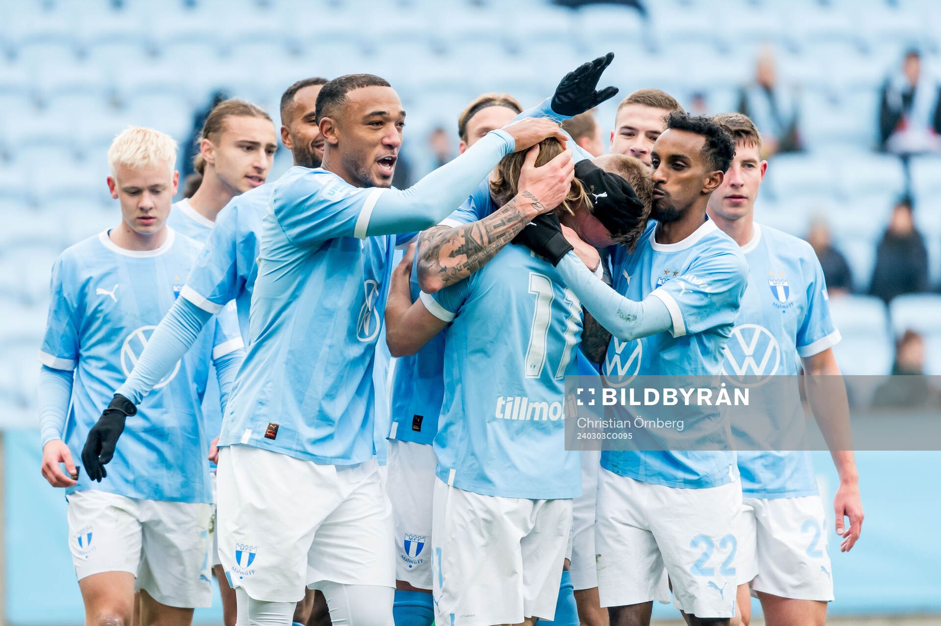 Malmö FFs Pontus Jansson jublar