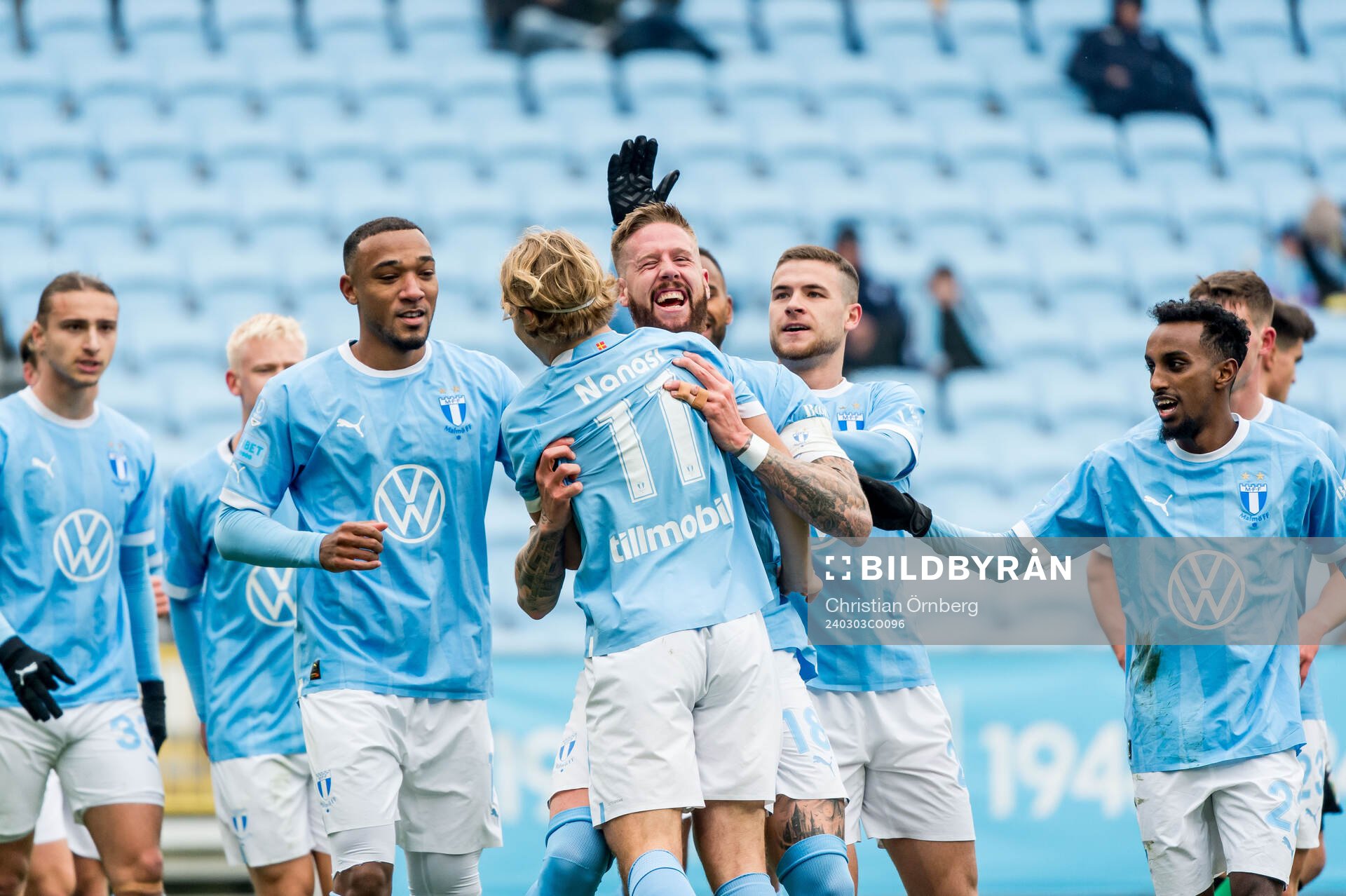 Malmö FFs Pontus Jansson jublar