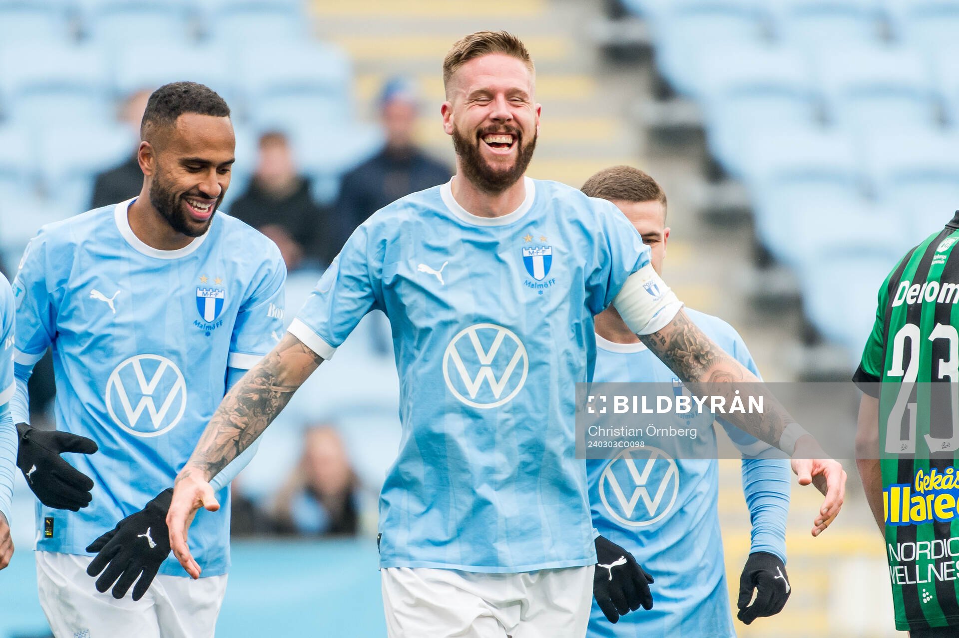 Malmö FFs Pontus Jansson jublar