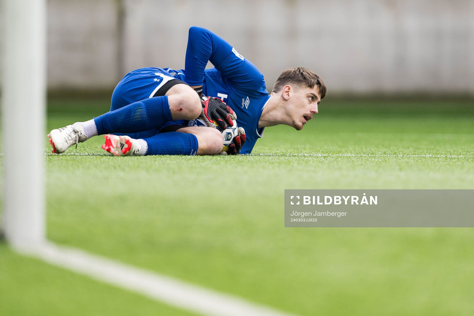 Degerfors målvakt Wille Jakobsson