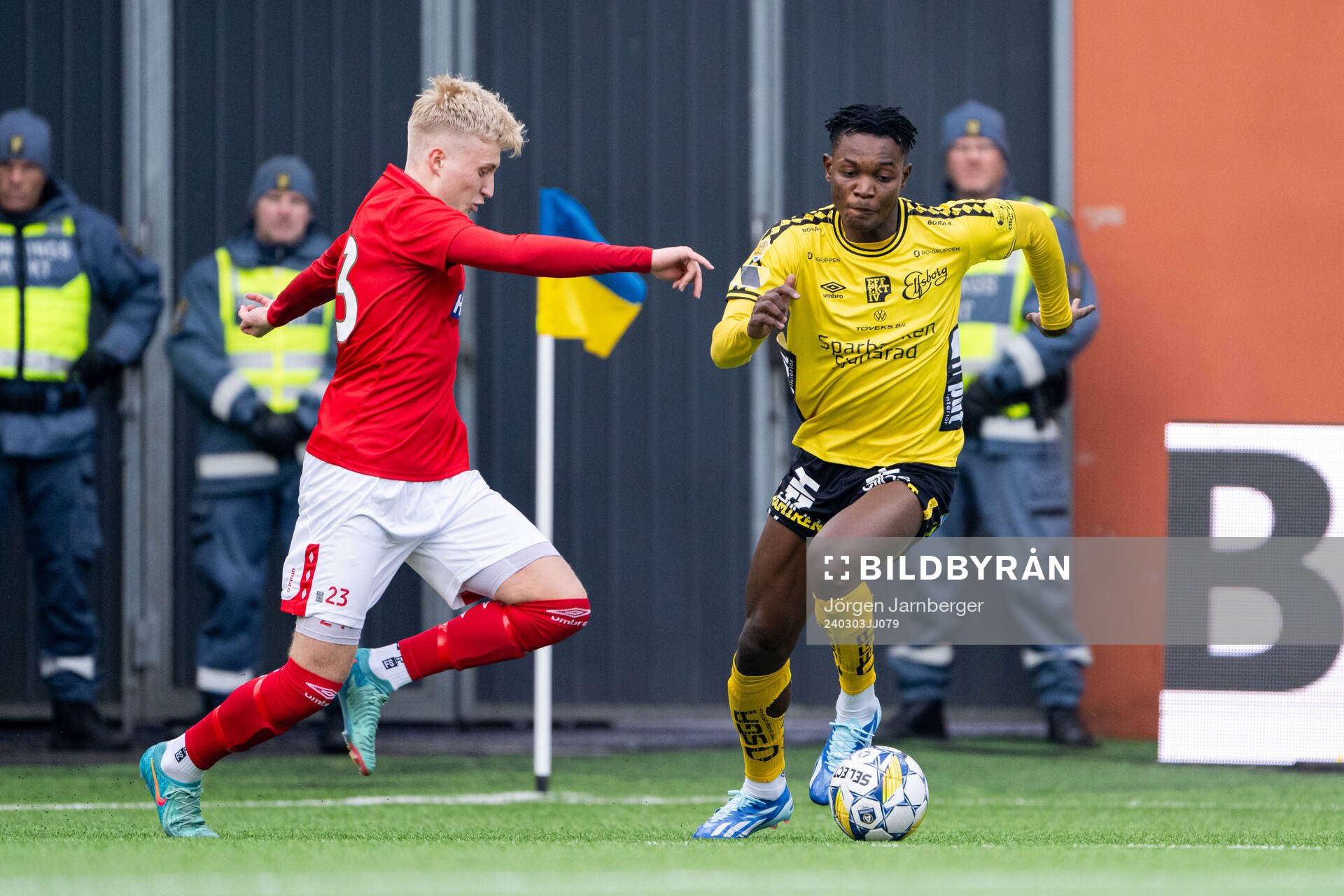 Degerfors Alexander Heden Lindskog och Elfsborgs Buhari