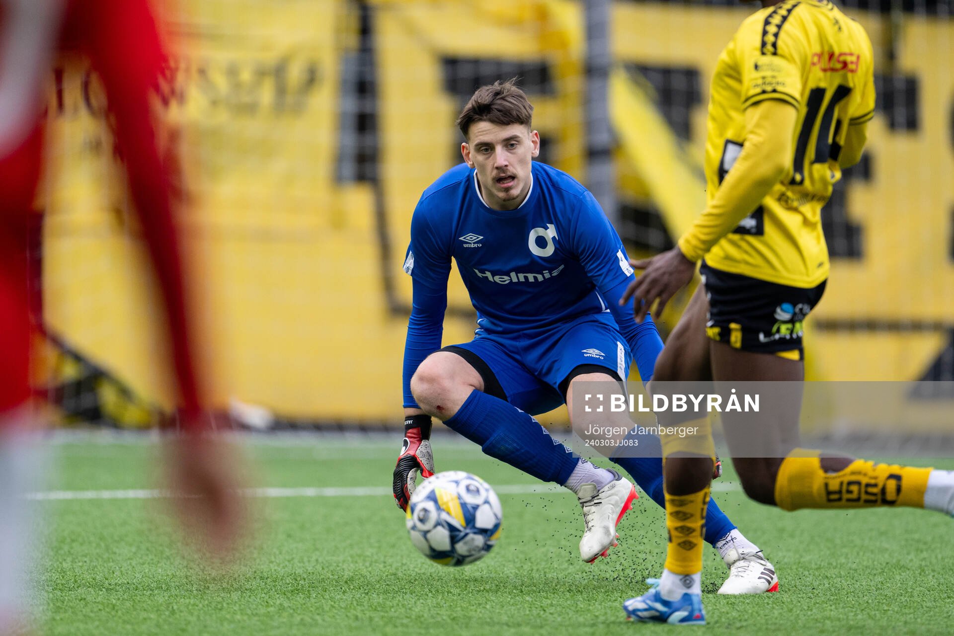 Degerfors målvakt Wille Jakobsson