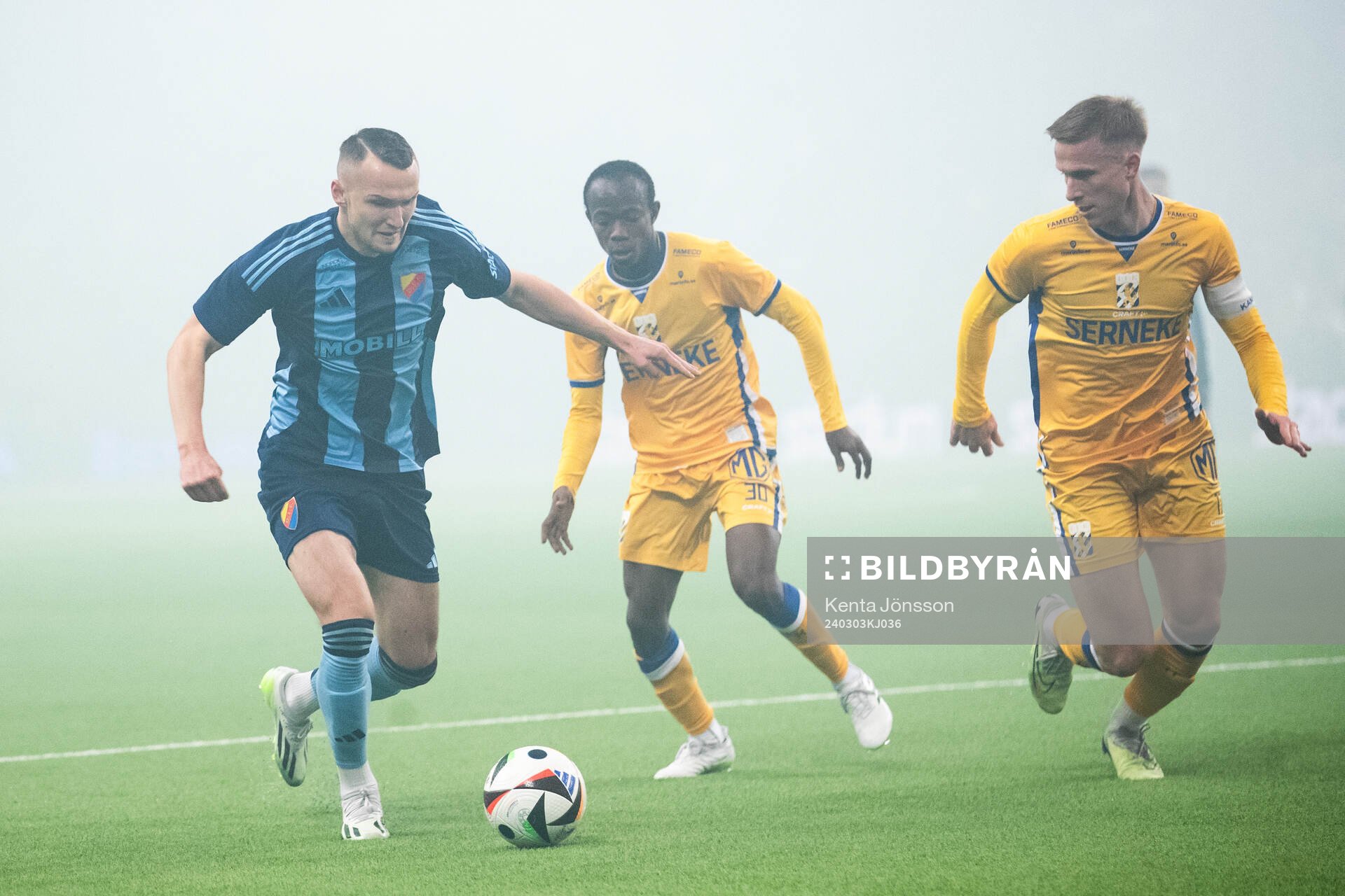 Djurgårdens Piotr Johansson mot IFK Göteborgs  Malick