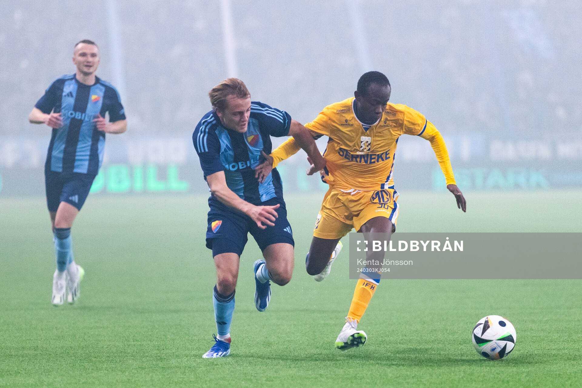 Djurgårdens Oskar Fallenius och IFK Göteborgs Malick