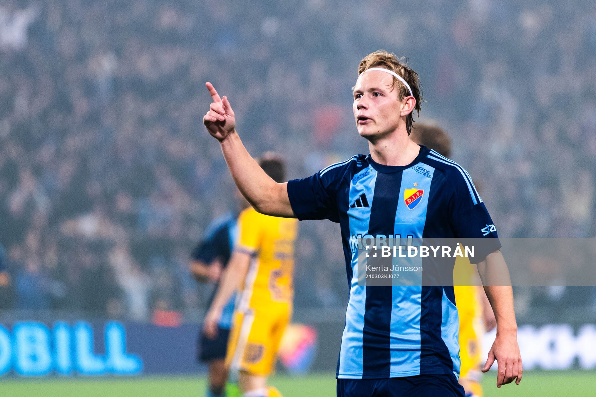 Djurgårdens Tobias Gulliksen jublar
