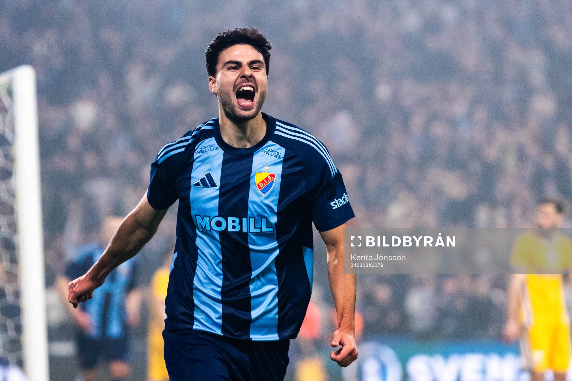 Djurgårdens Deniz Hummet jublar