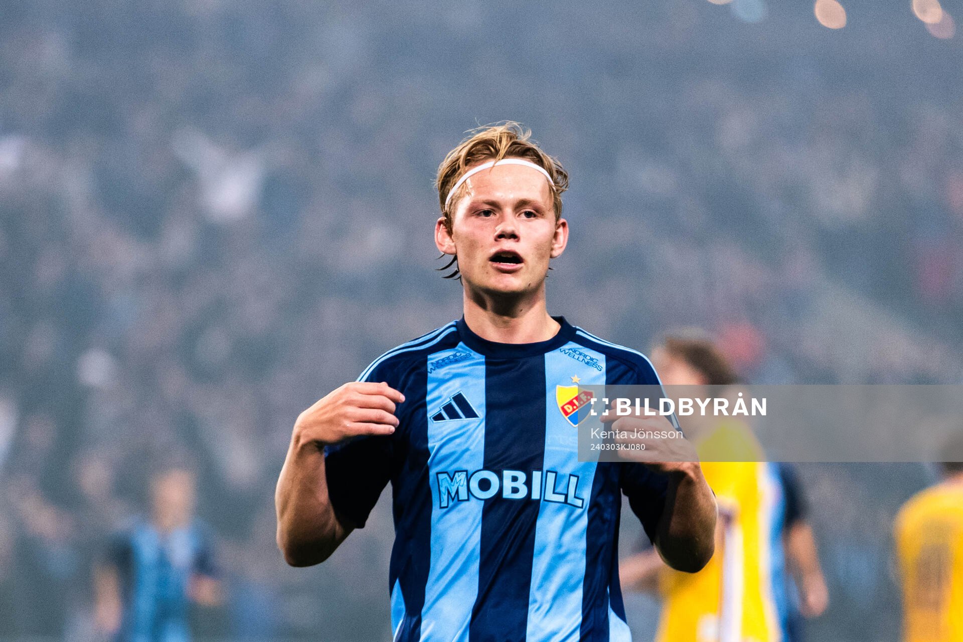 Djurgårdens Tobias Gulliksen jublar