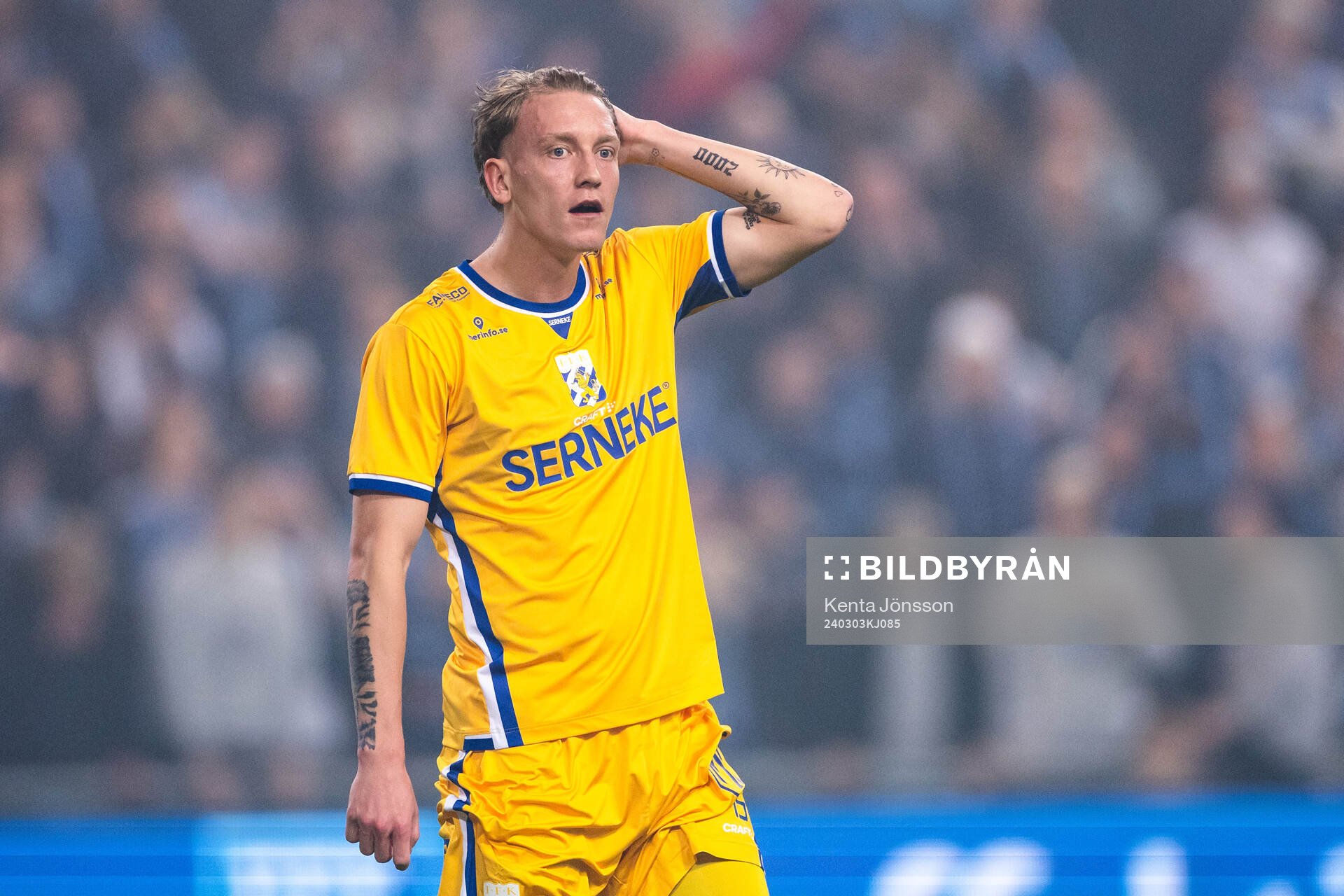 IFK Göteborgs Sebastian Hausner deppar