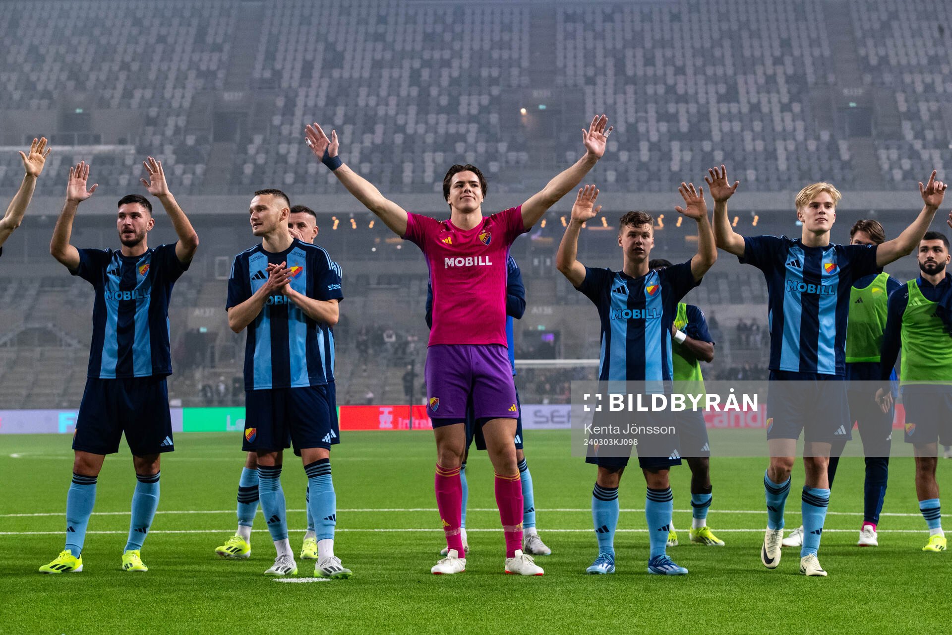 Djurgårdens Besard Sabovic, Piotr Johansson, målvakt