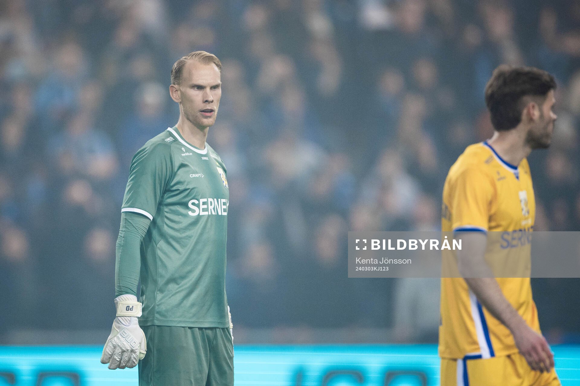 IFK Göteborgs målvakt Pontus Dahlberg deppar