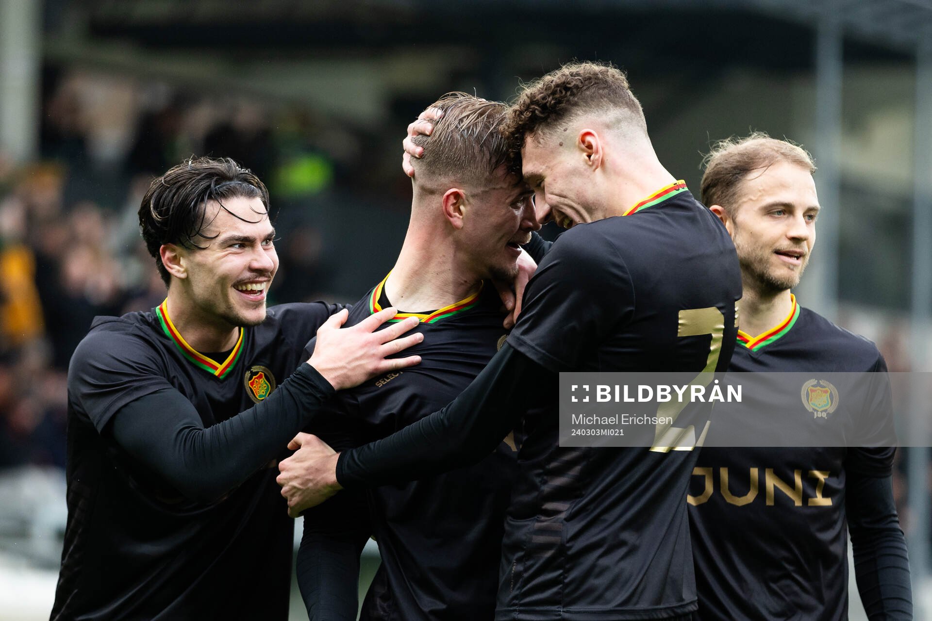GAIS Alexander Ahl Holmström jublar