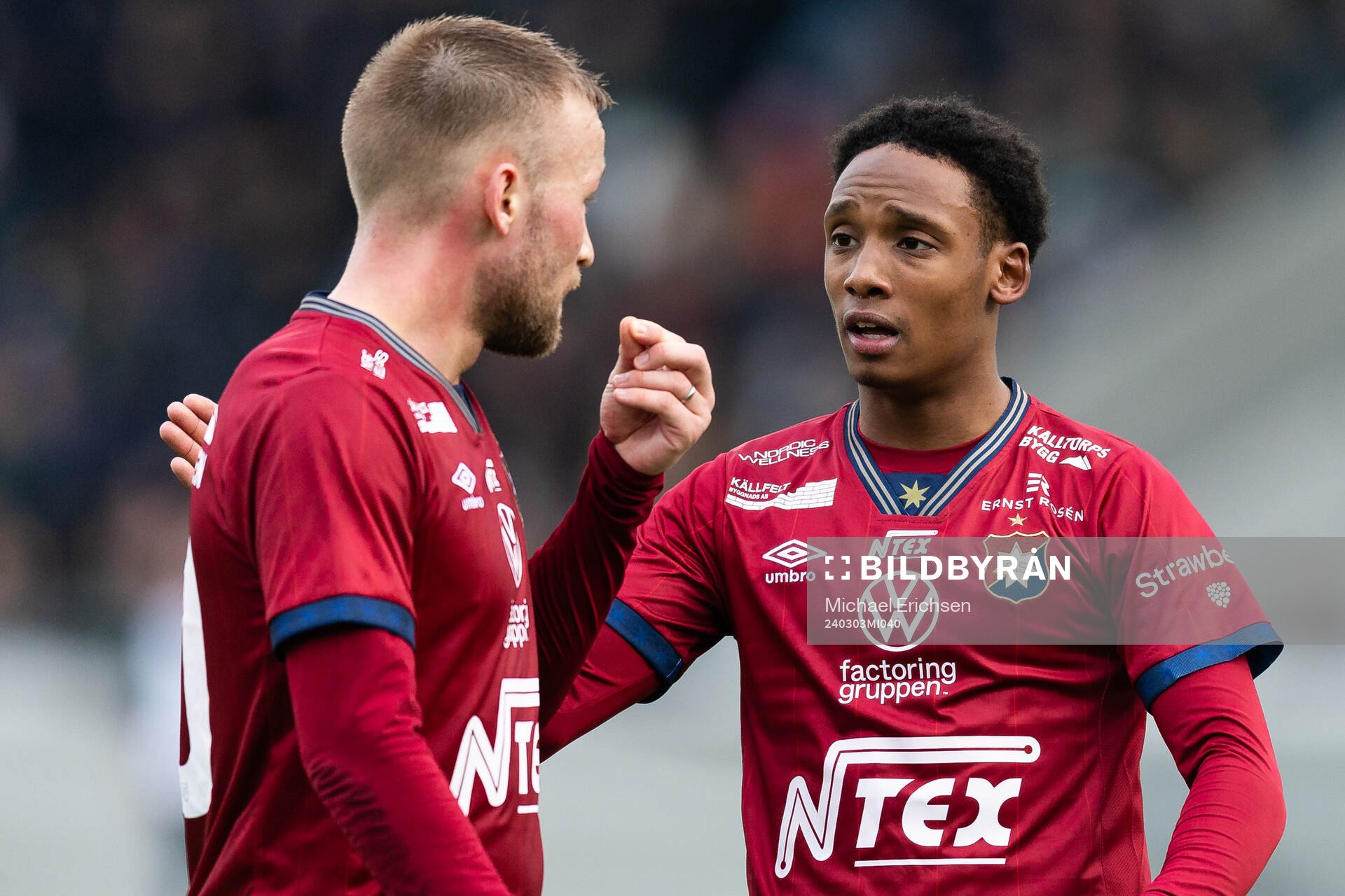 Örgrytes Nicklas Bärkroth och Aydarus Abukar