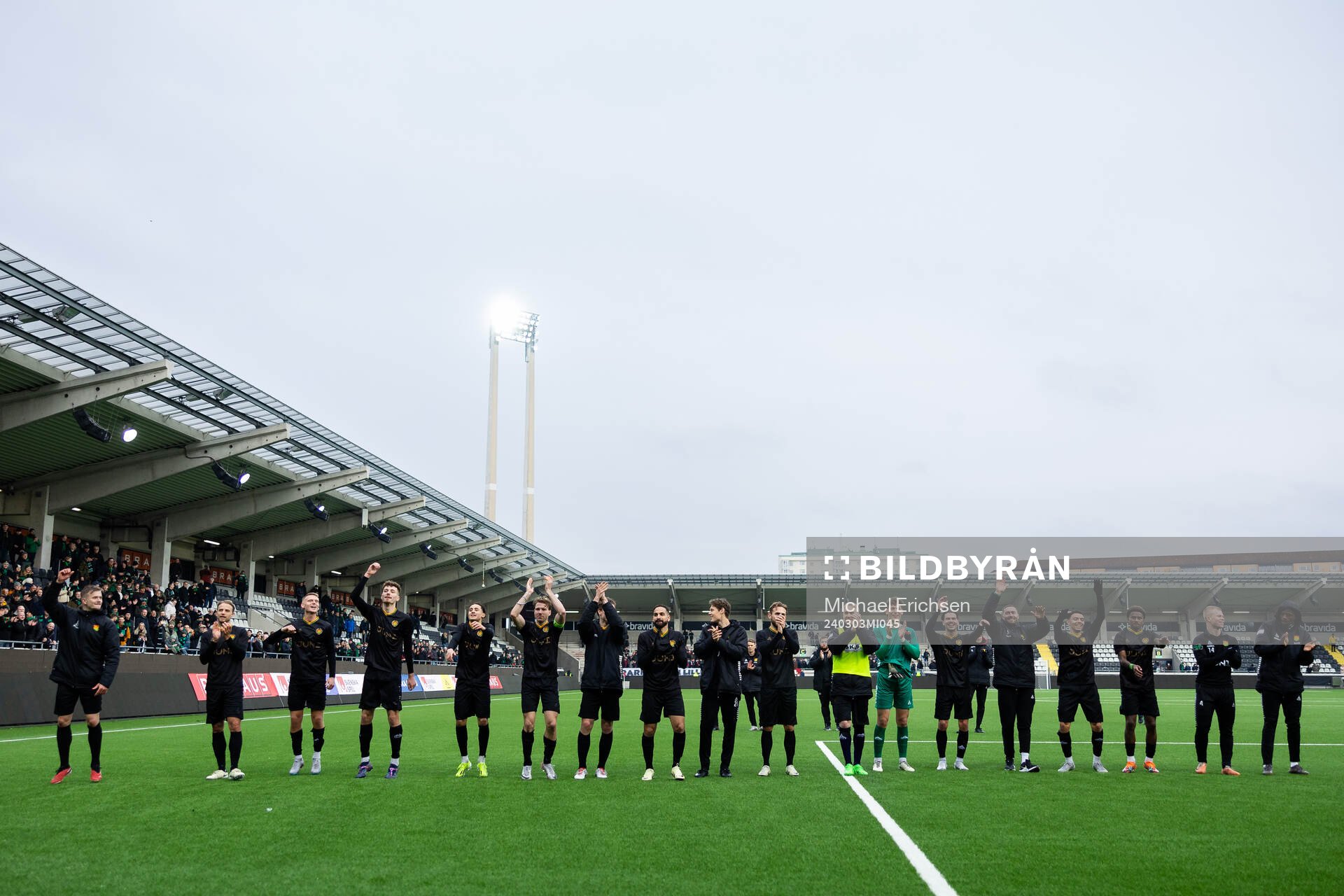 GAIS spelare jublar