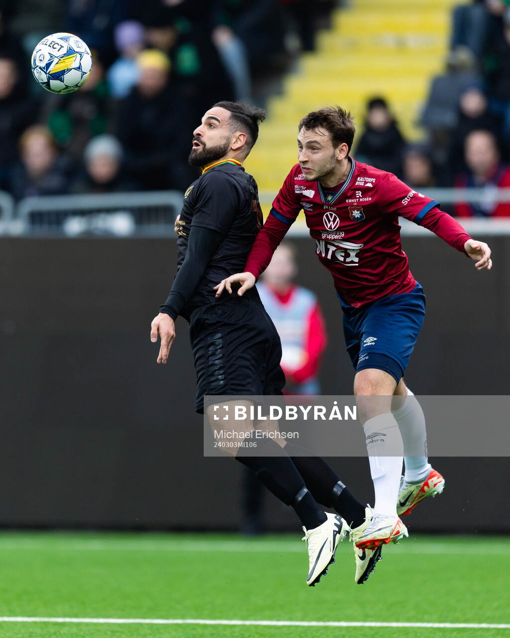 GAIS Mervan Celik och Örgrytes William Svensson