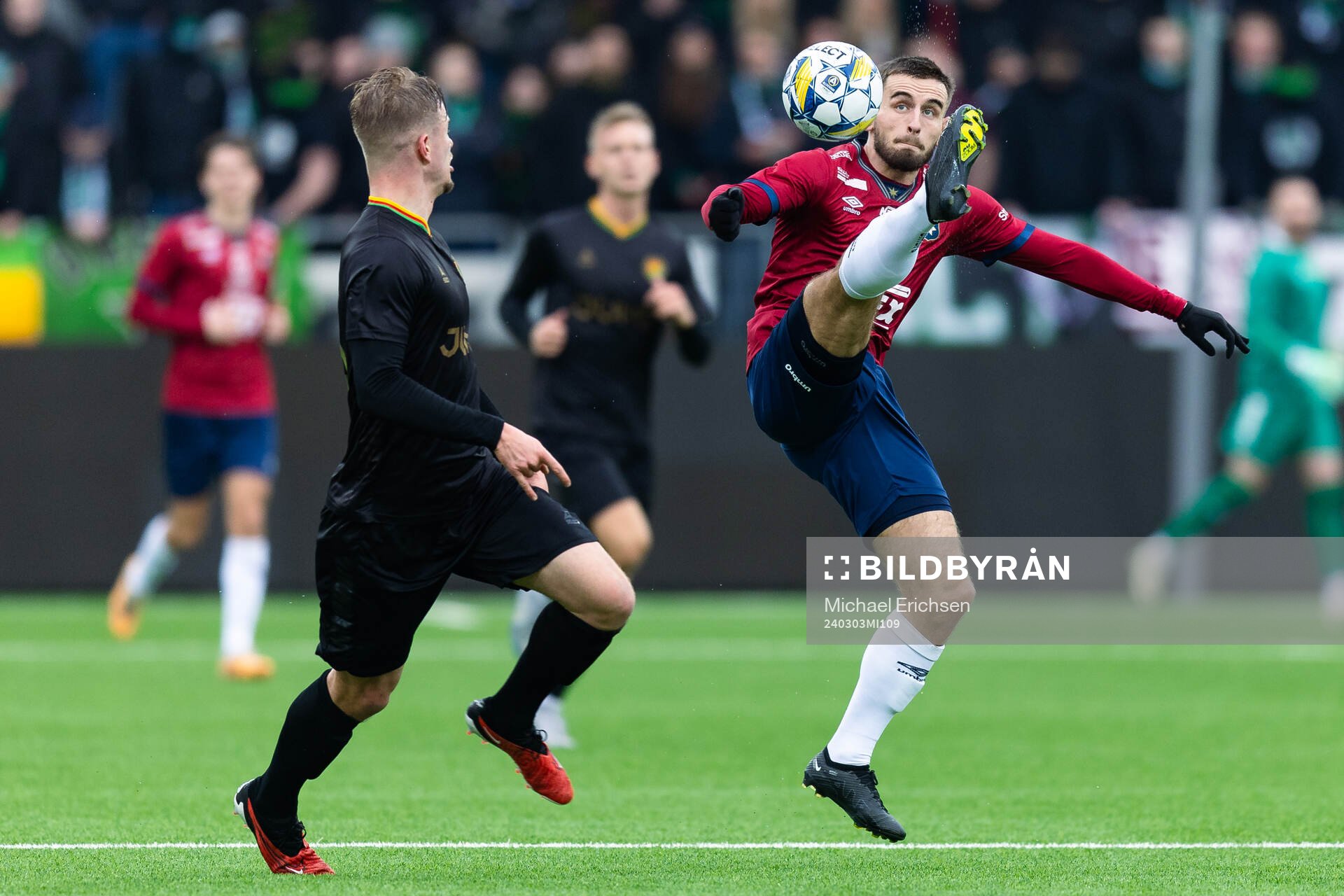 GAIS Alexander Ahl Holmström och Örgrytes Erion Sadiku