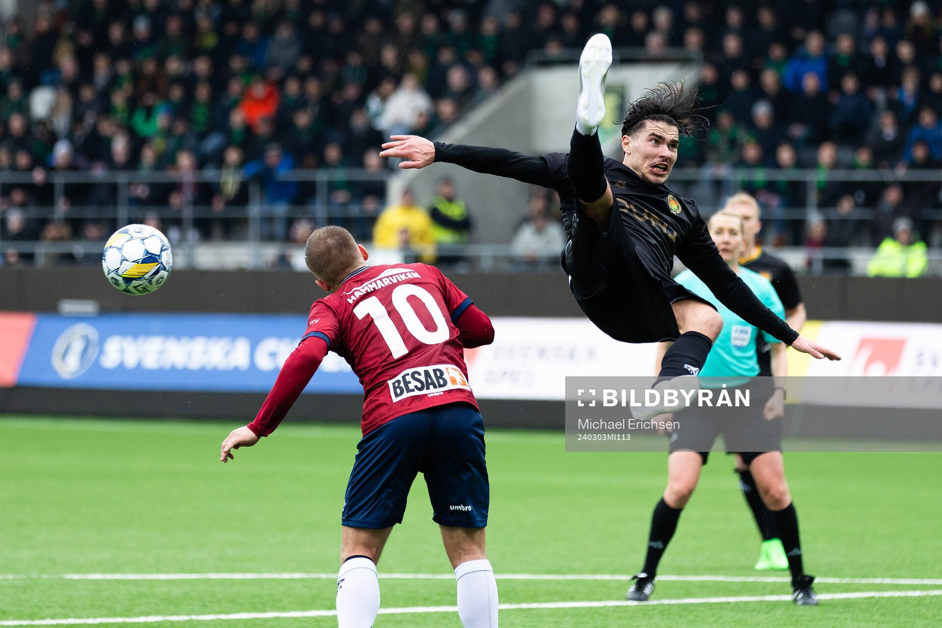 Örgrytes Nicklas Bärkroth och GAIS William Milovanovic