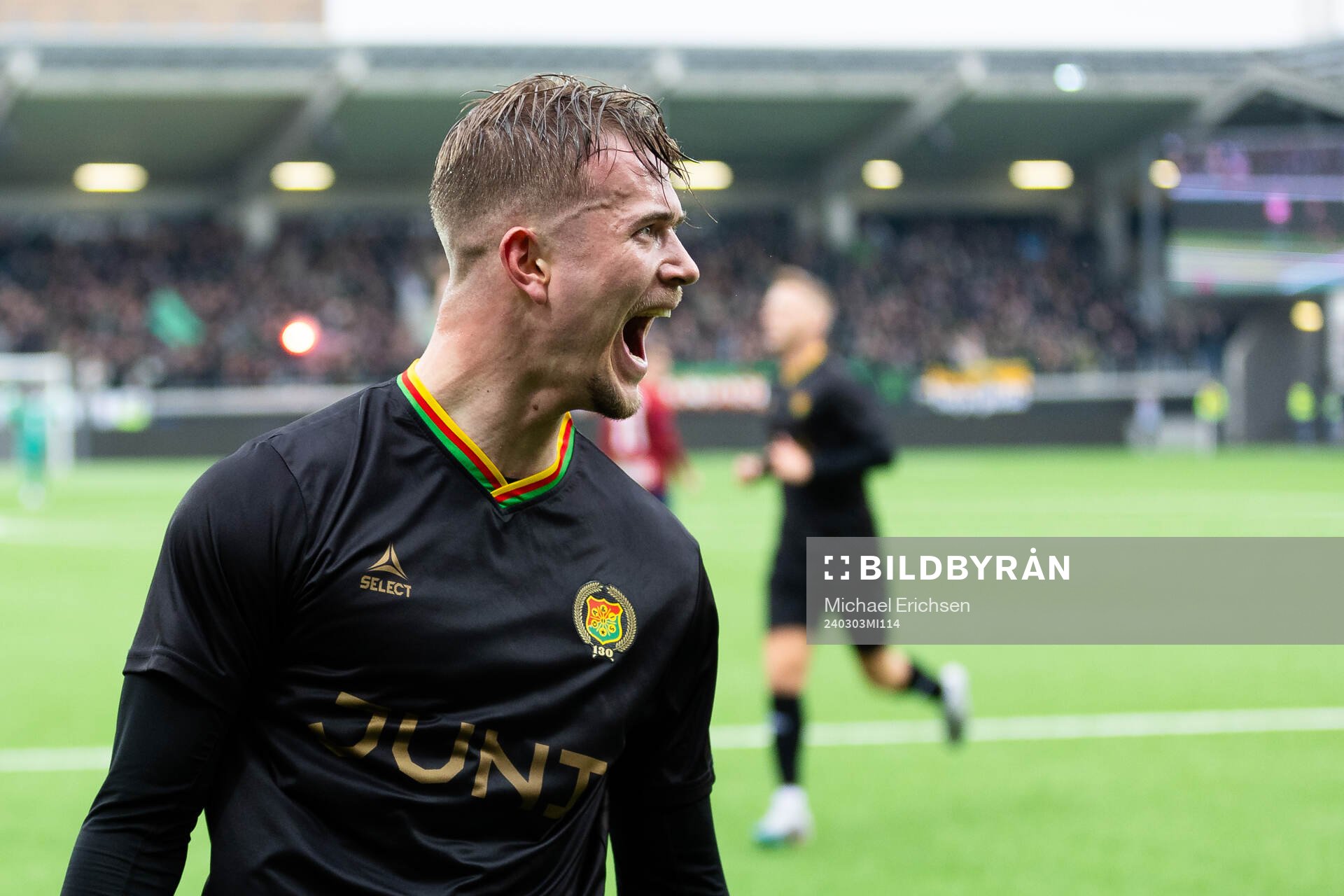GAIS Alexander Ahl Holmström jublar