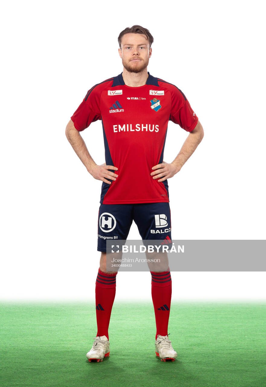 Östers Daniel Ljung poserar för ett porträtt den 4 mars 2024 i Växjö.
