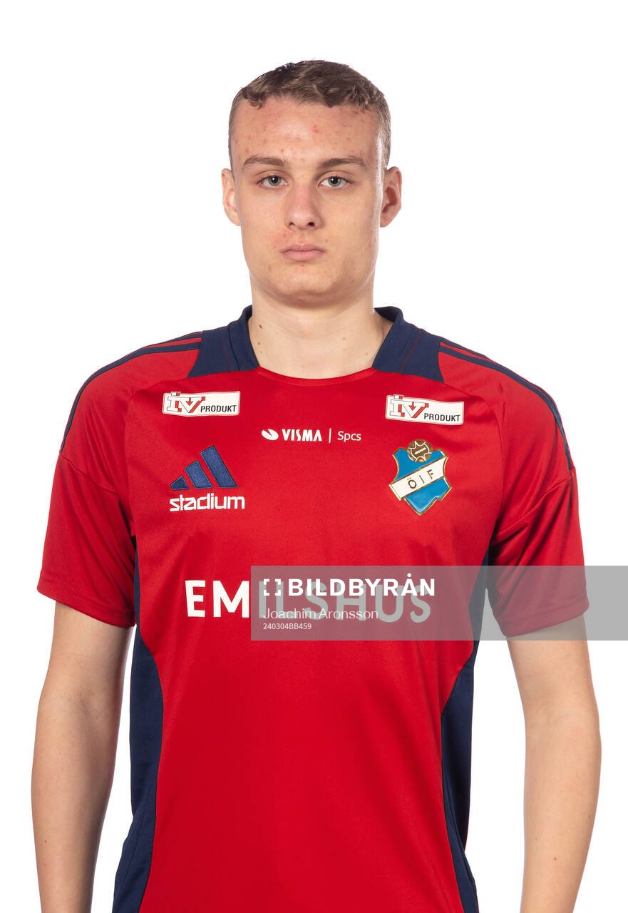 Östers Nikola Radojcic poserar för ett porträtt den 4 mars 2024 i Växjö.