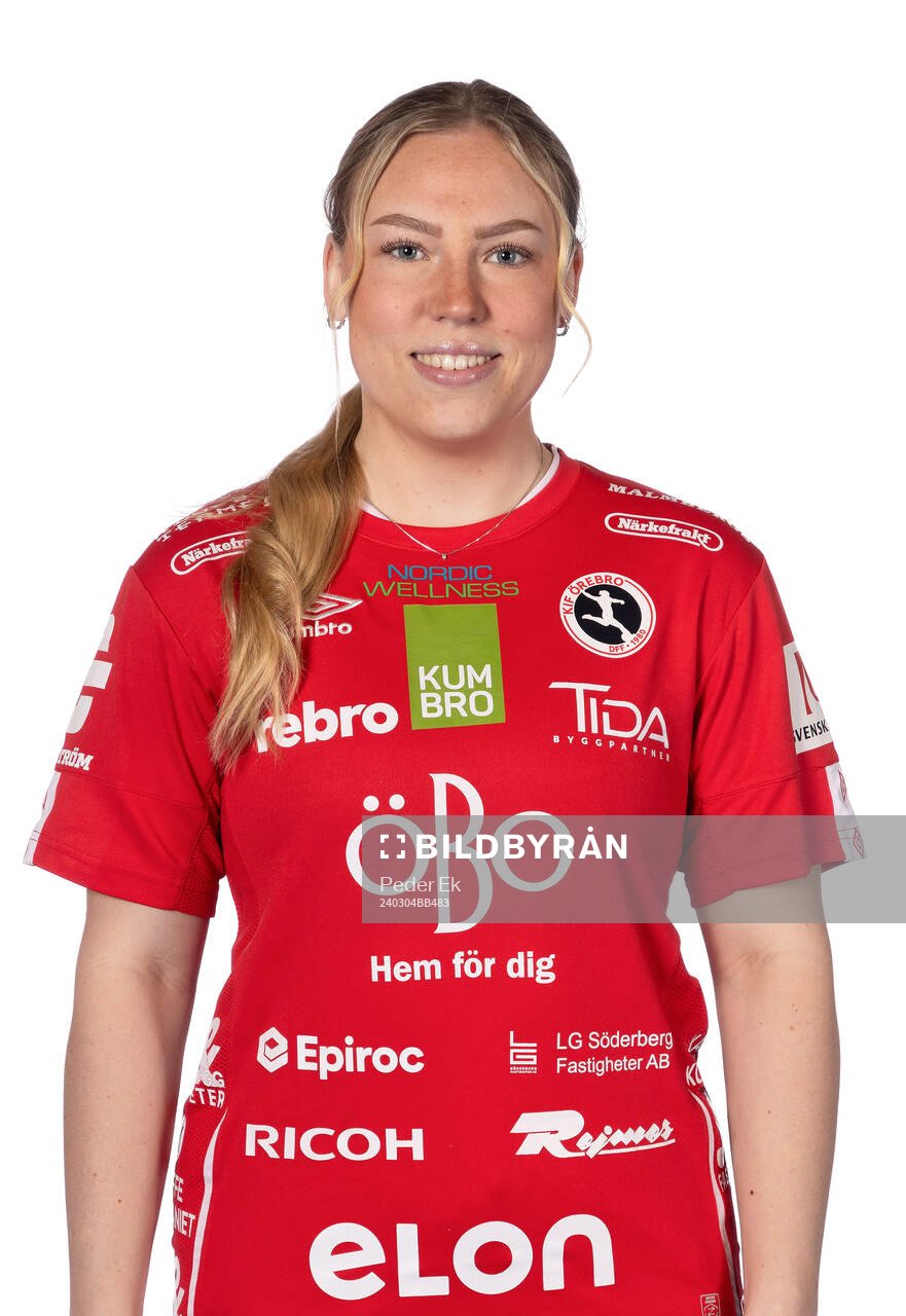 Örebros Ebba Cabander poserar för ett porträtt den 4 mars 2024 i Örebro.