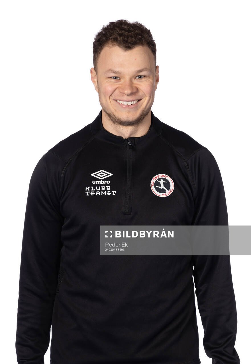Örebros Jakob Arnvig Fysio poserar för ett porträtt den 4 mars 2024 i Örebro.