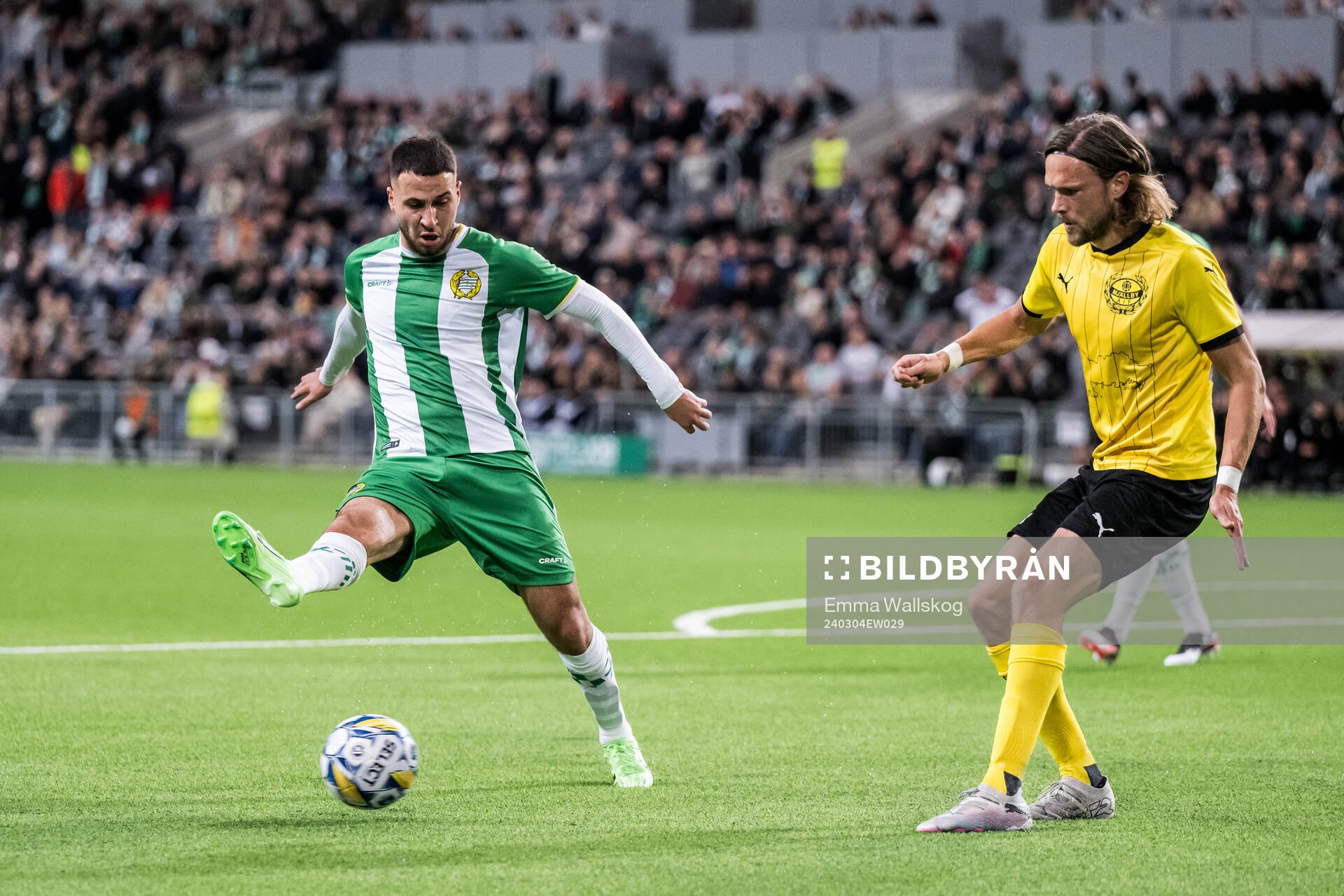Hammarbys Abdelrahman Boudah Saidi och Mjällbys Tom