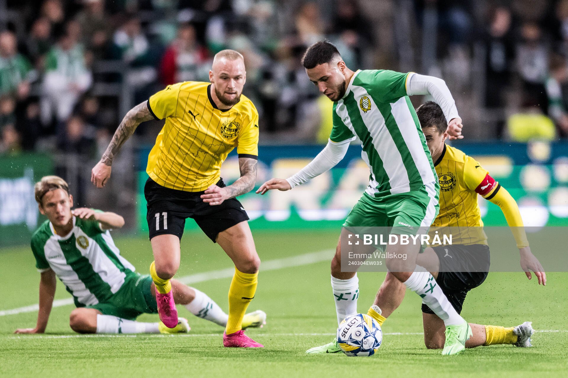 Hammarbys Abdelrahman Boudah Saidi mot Mjällbys Adam