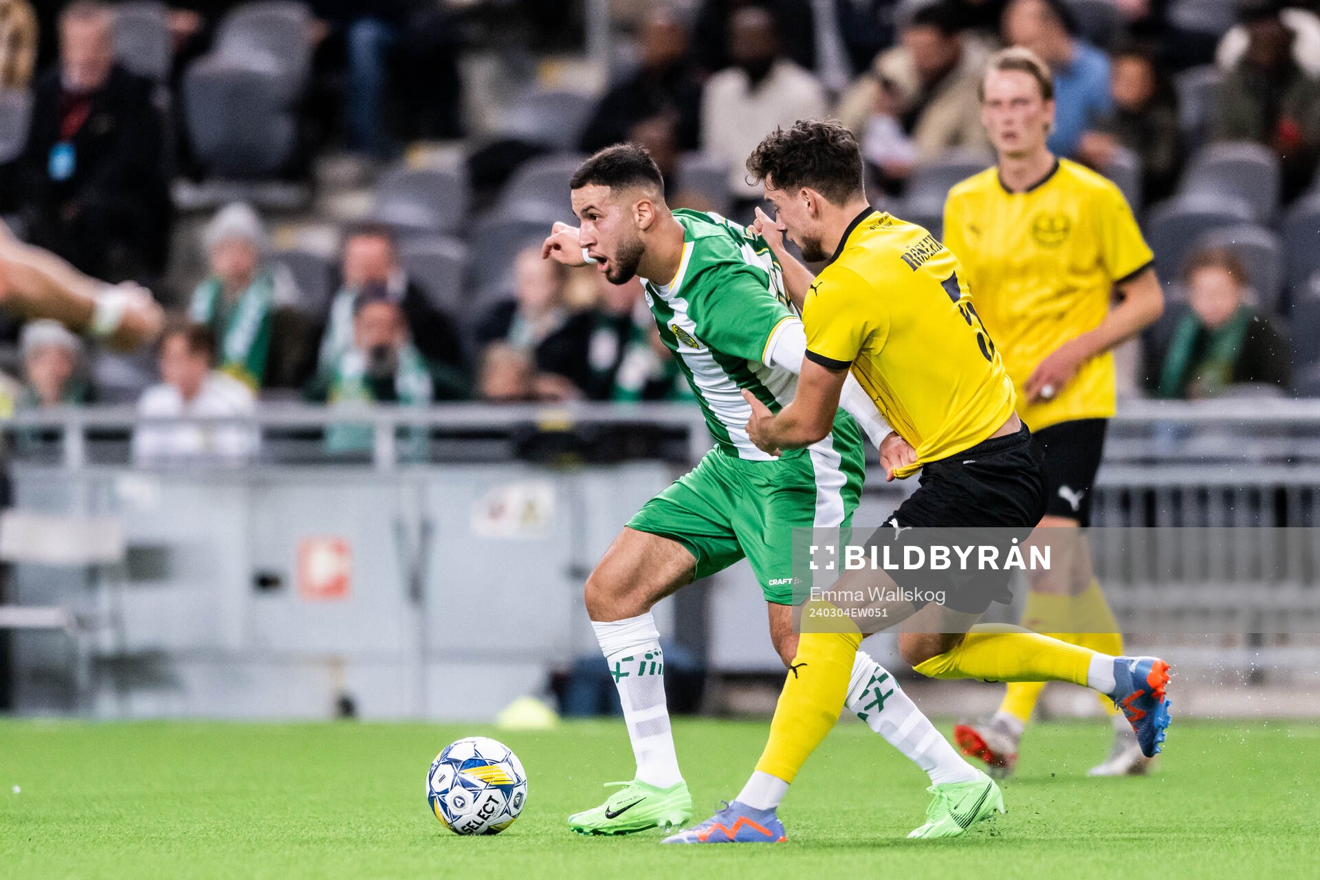 Hammarbys Abdelrahman Boudah Saidi och Mjällbys Colin