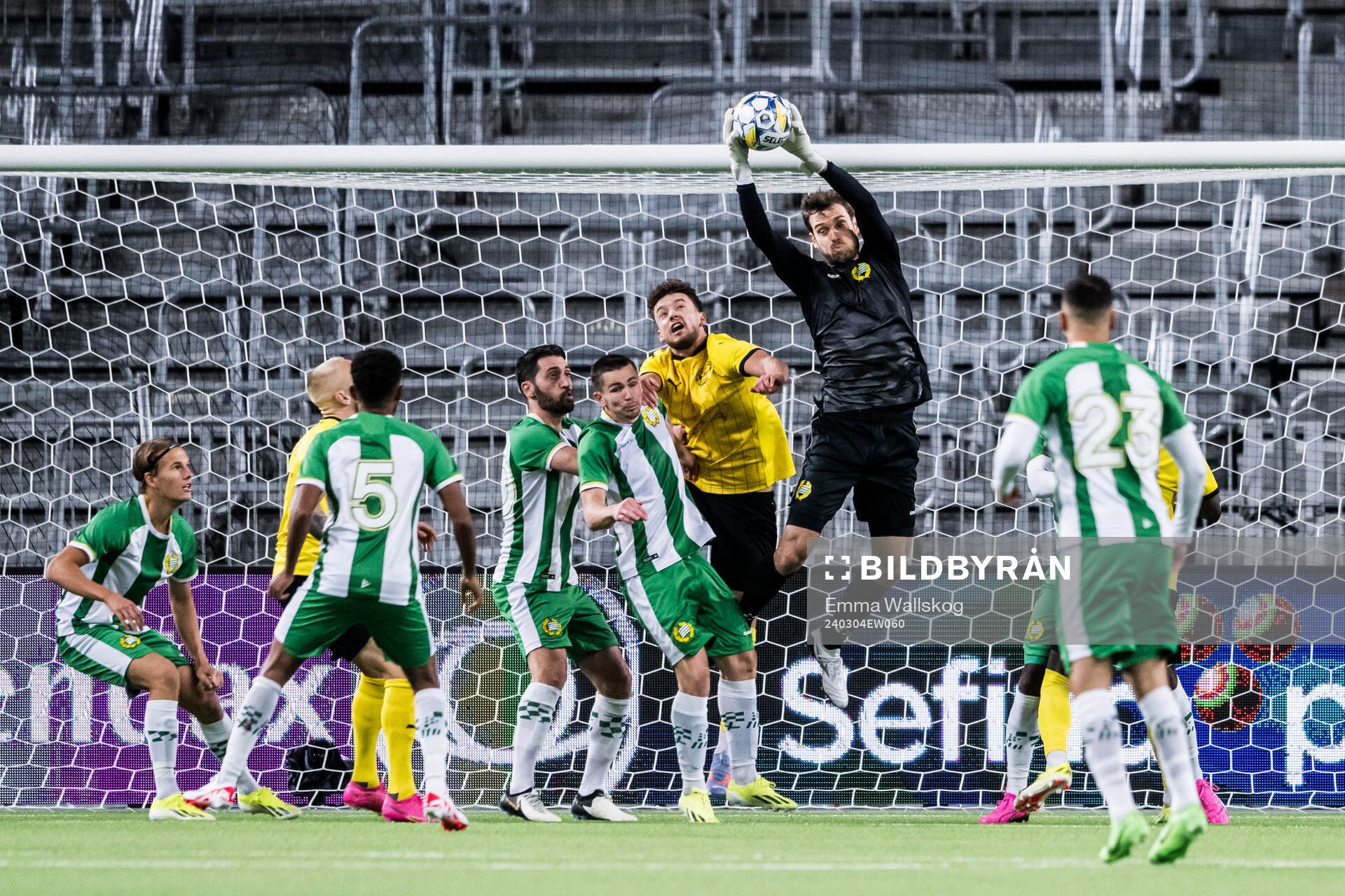 Hammarbys målvakt Davor Blazevic