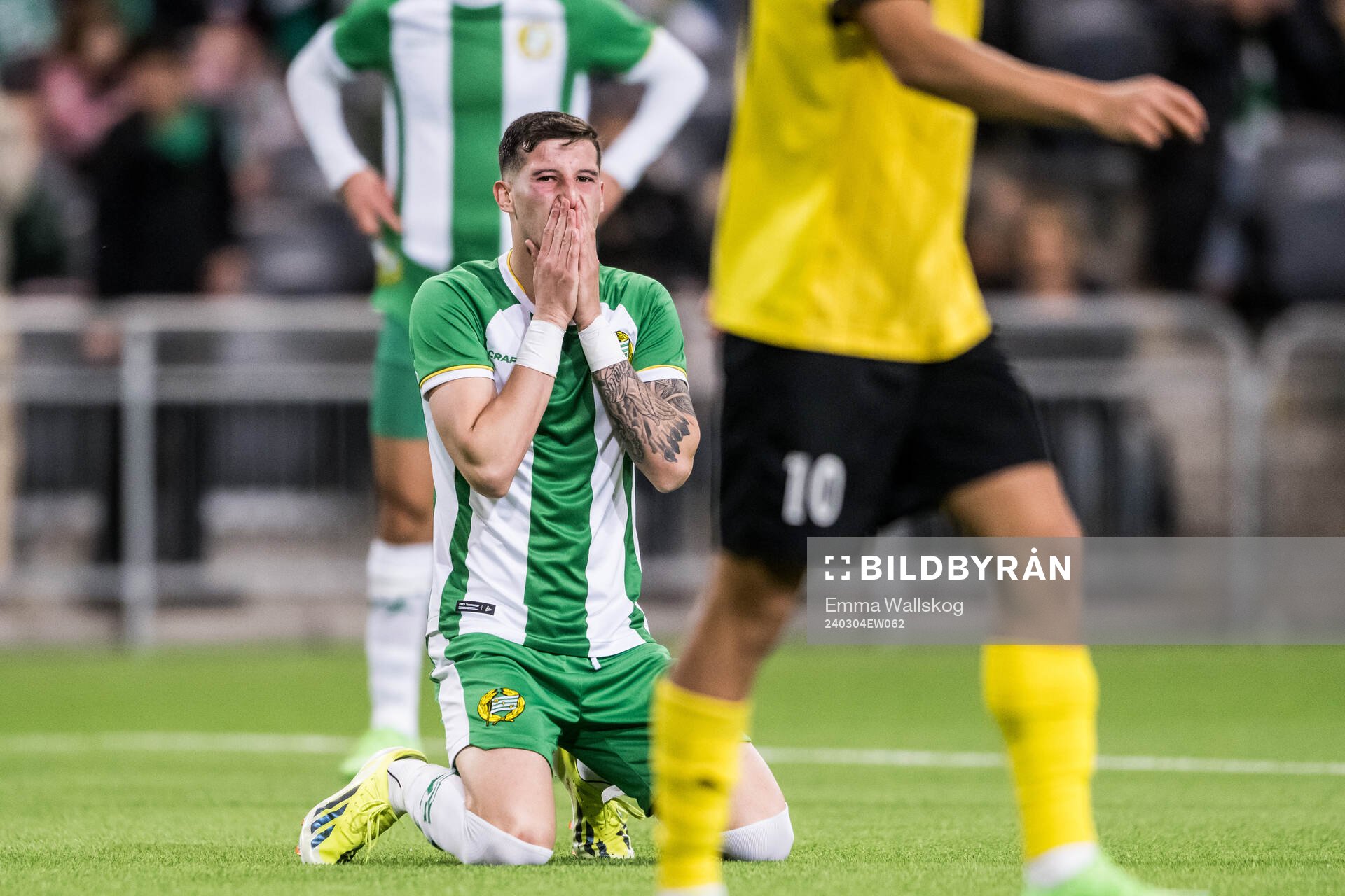 Hammarbys Viktor Djukanovic deppar