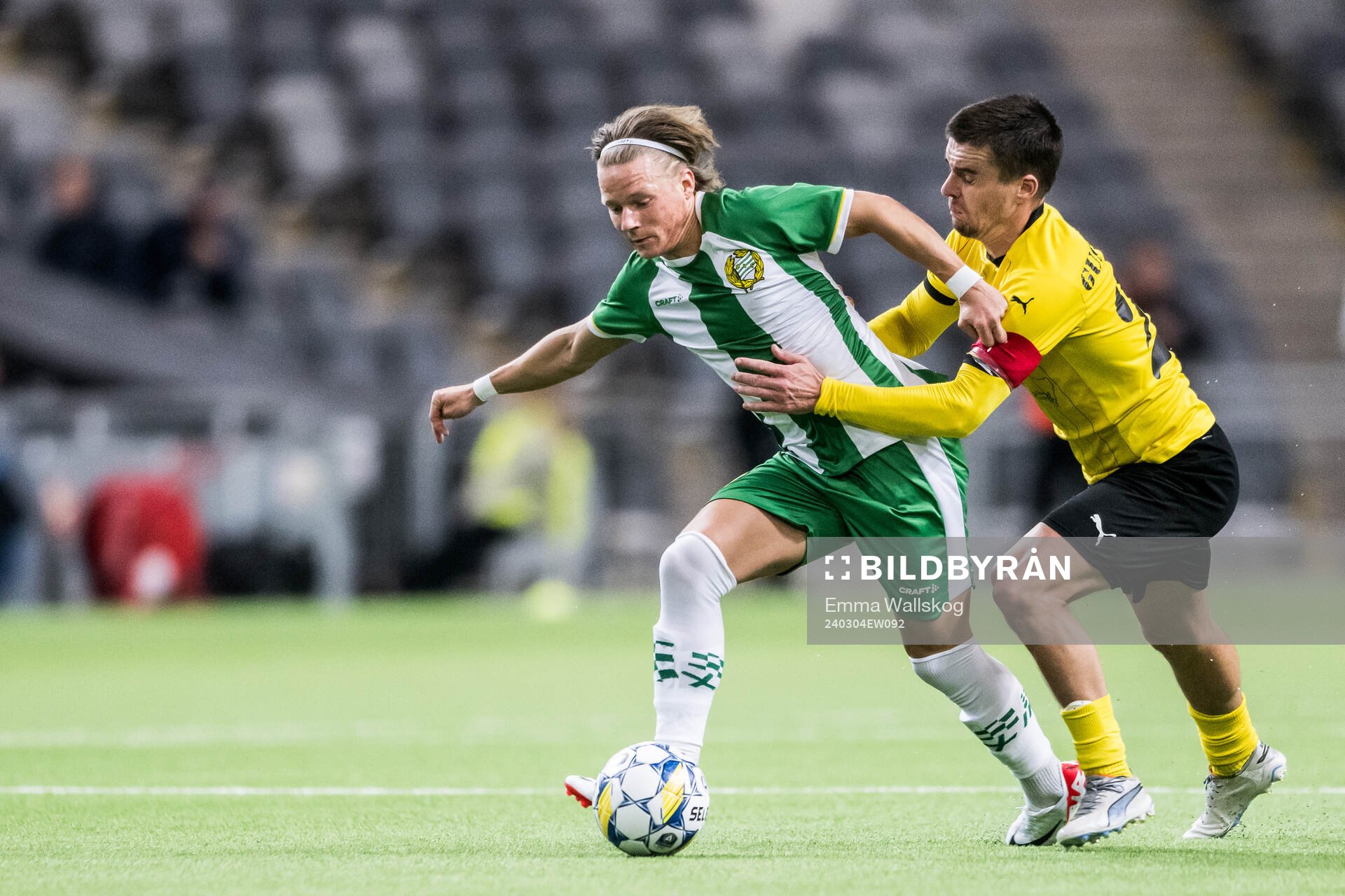 Hammarbys August Mikkelsen och Mjällbys Jesper Gustavsson