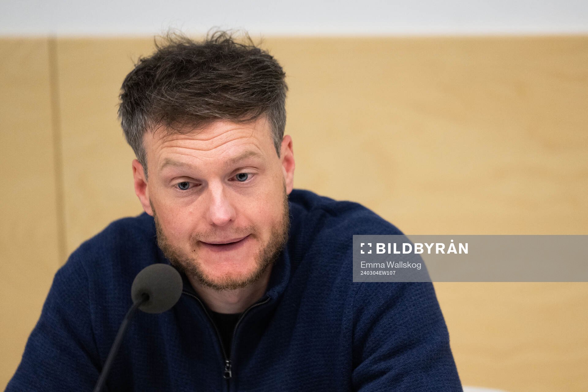 Hammarbys tränare Kim Hellberg deppar