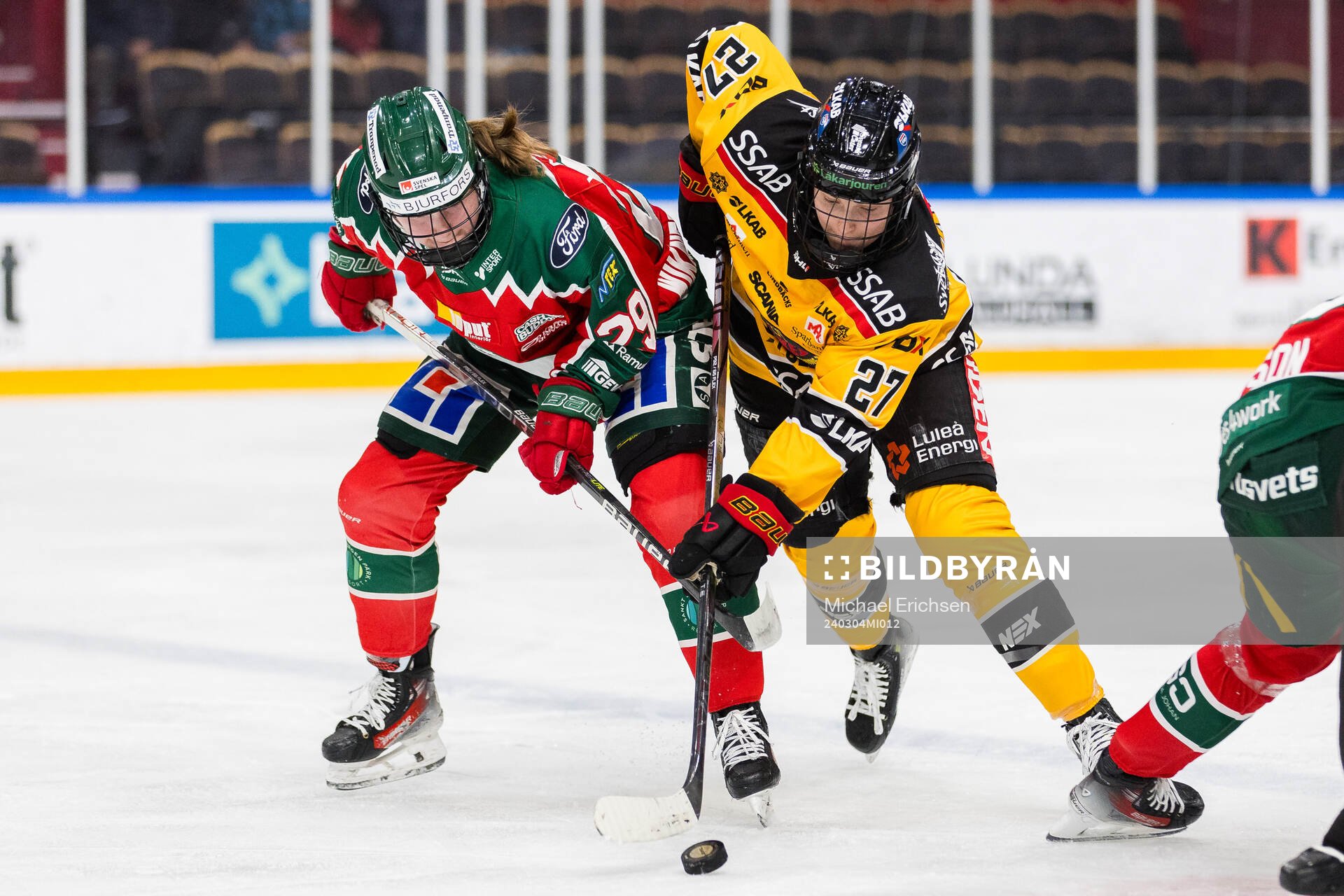 Frölundas Felizia Wikner-Zienkiewicz och Luleås Jaycee