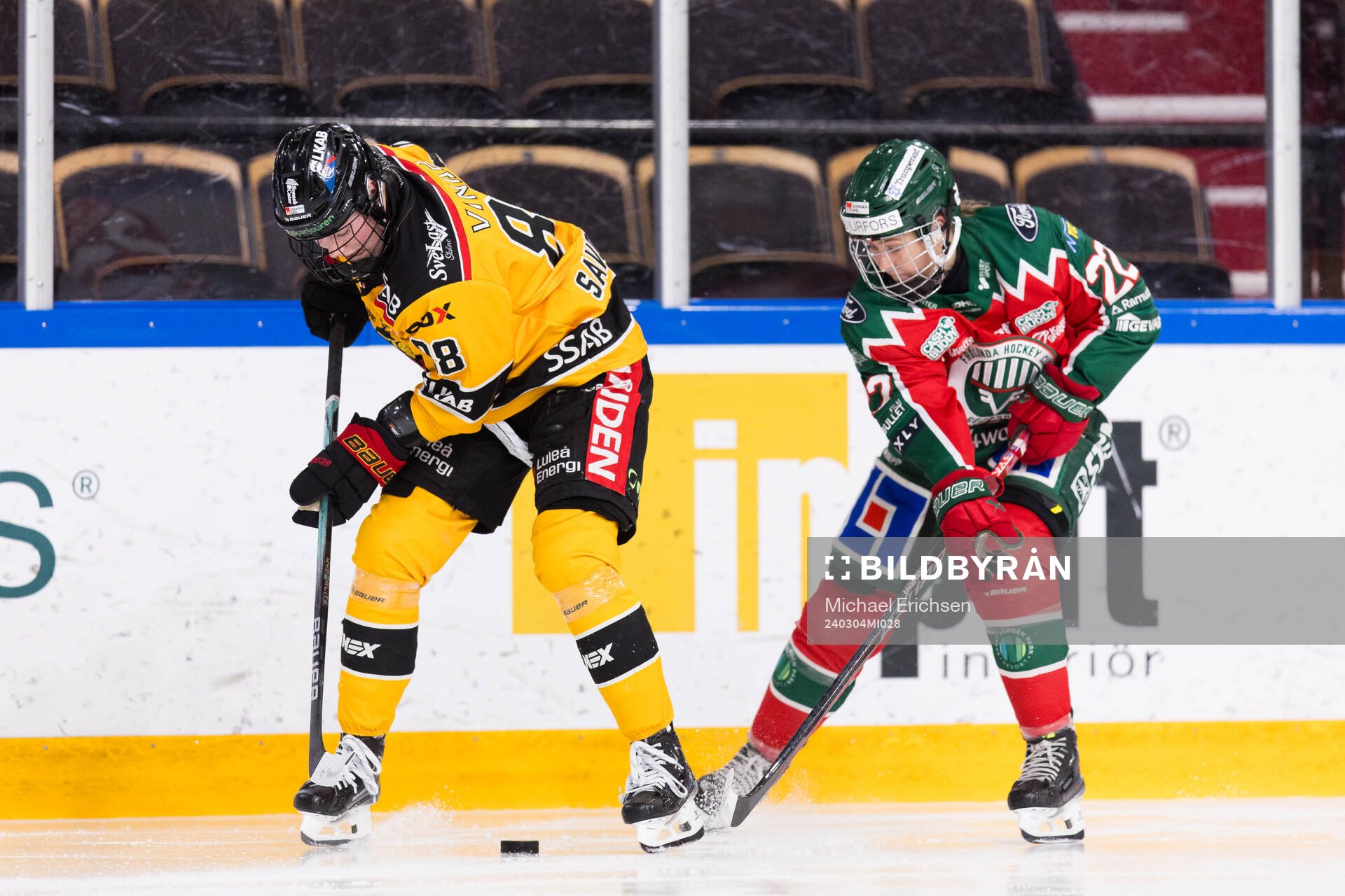 Luleås Ronja Savolainen och Frölundas Andrea Dalen
