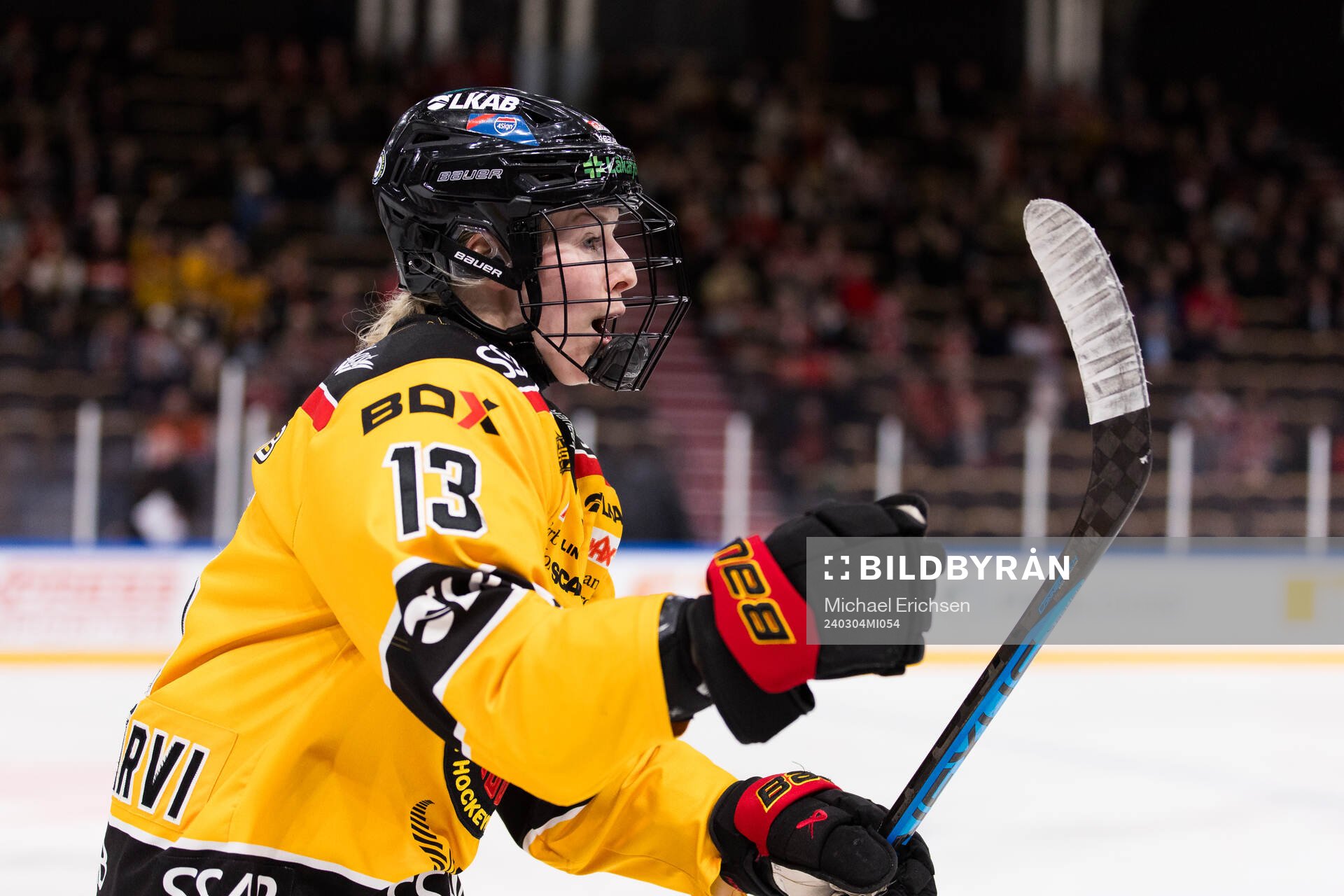 Luleås Jenna Pirttijärvi jublar