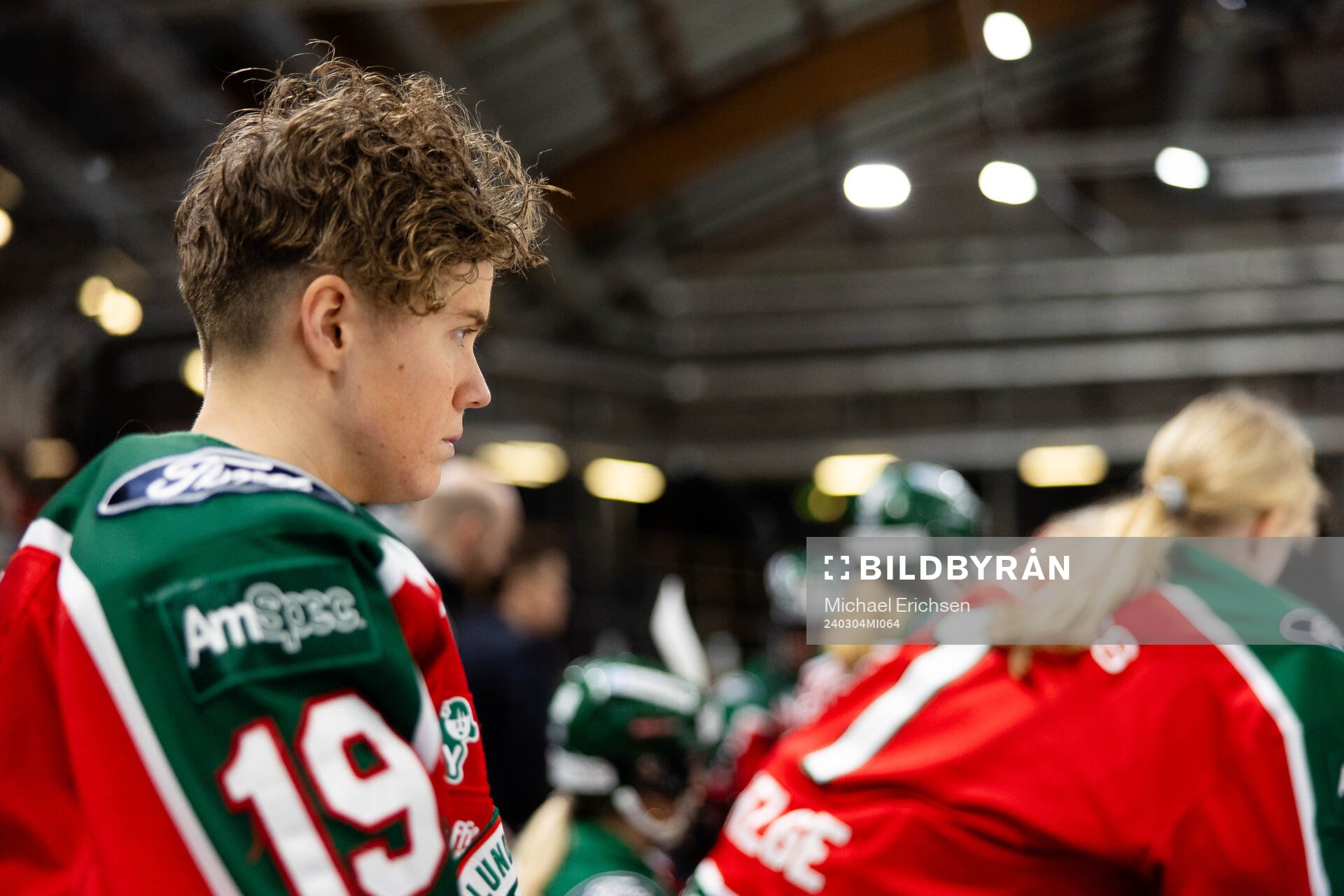 Frölundas Matilda Nilsson på bänken