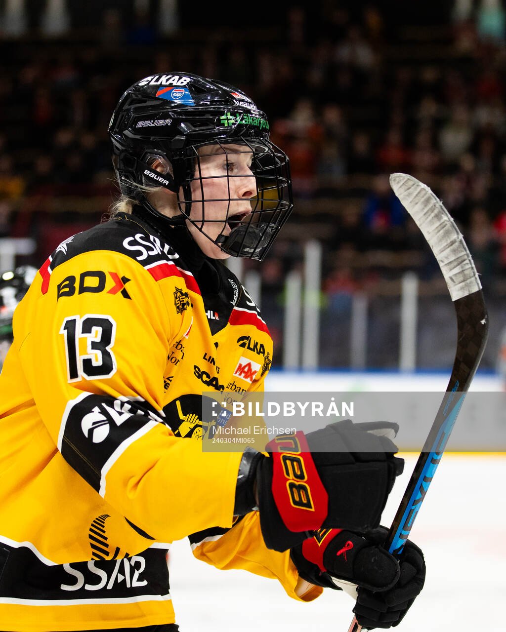 Luleås Jenna Pirttijärvi jublar