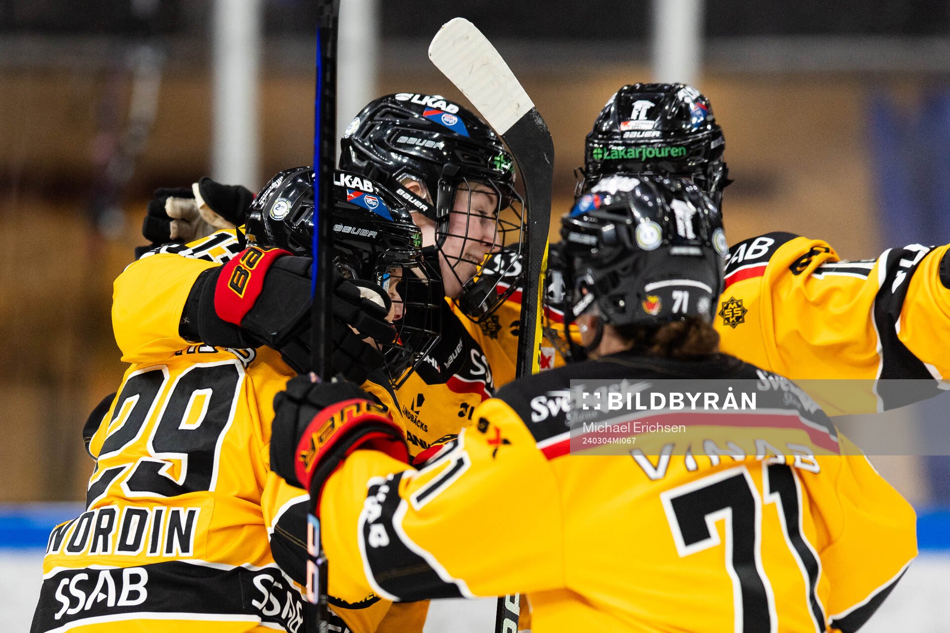 Luleås Jenna Pirttijärvi jublar