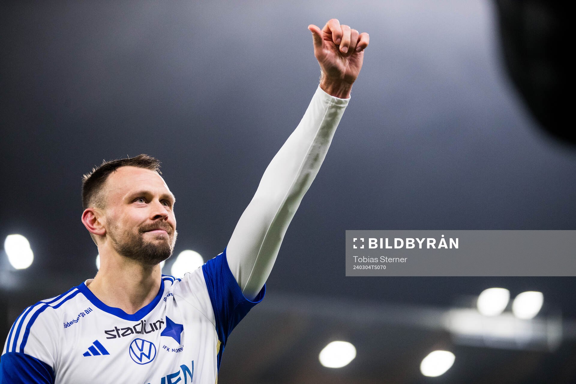IFK Norrköpings Max Watson jublar