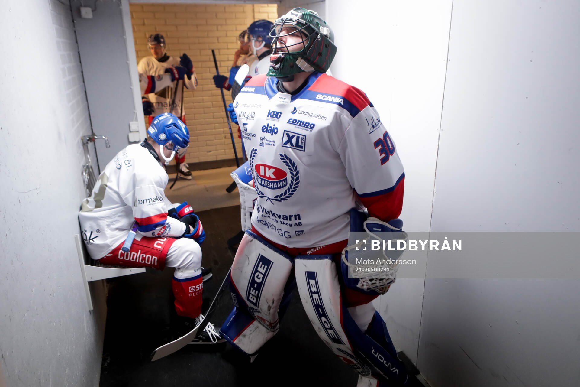 Oskarshamns målvakt Tomas Rydén